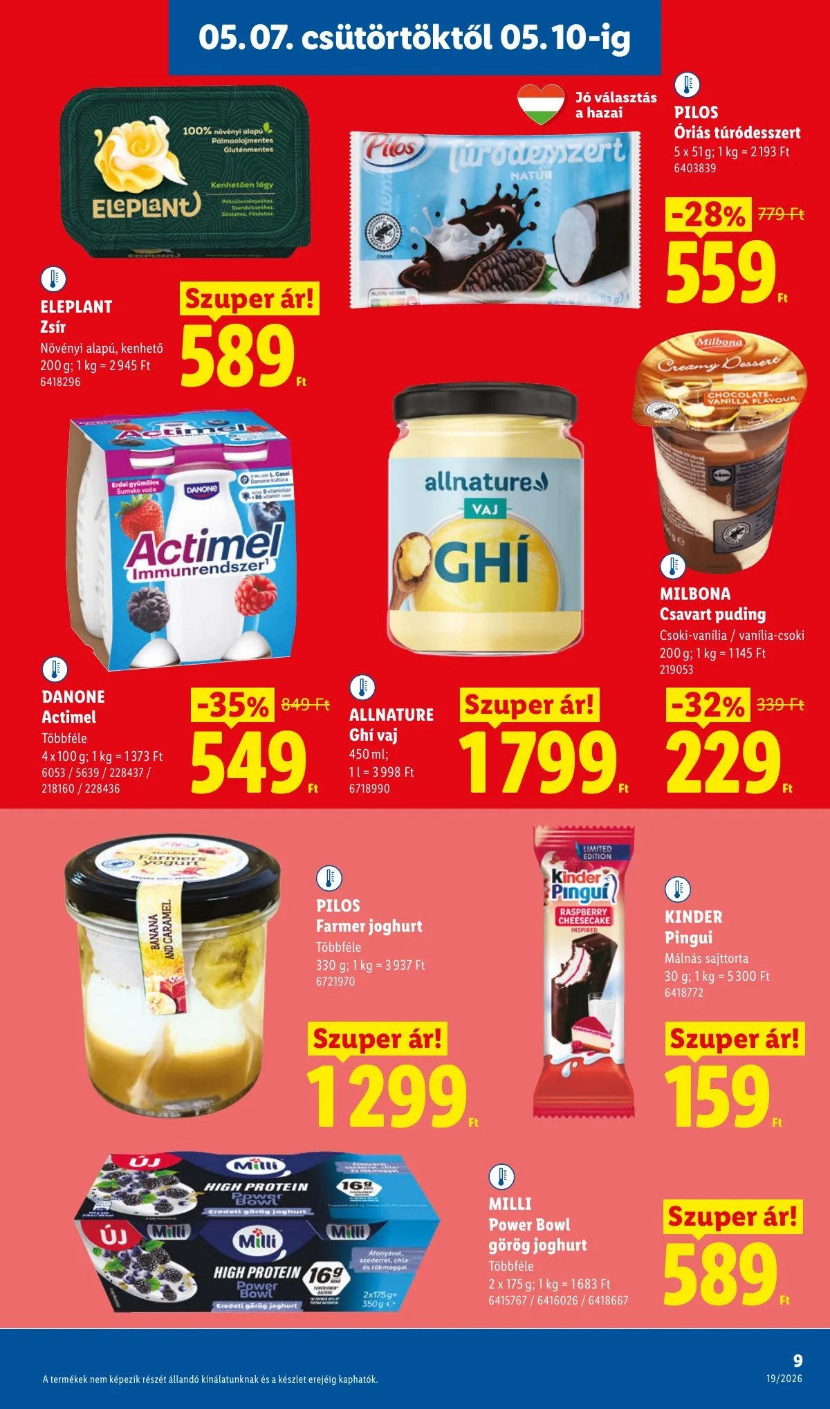 Lidl akciós újság 05.07–05.13 – 9. oldal