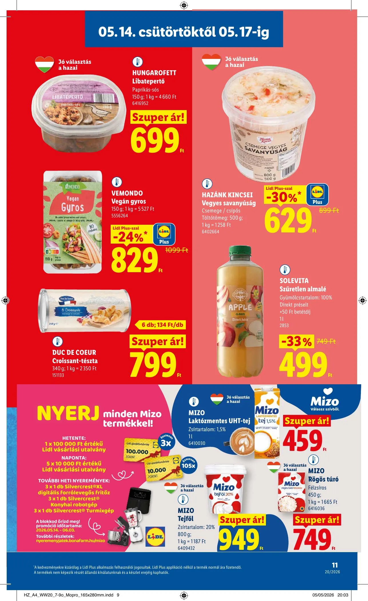 Lidl akciós újság 05.14–05.20 – 11. oldal