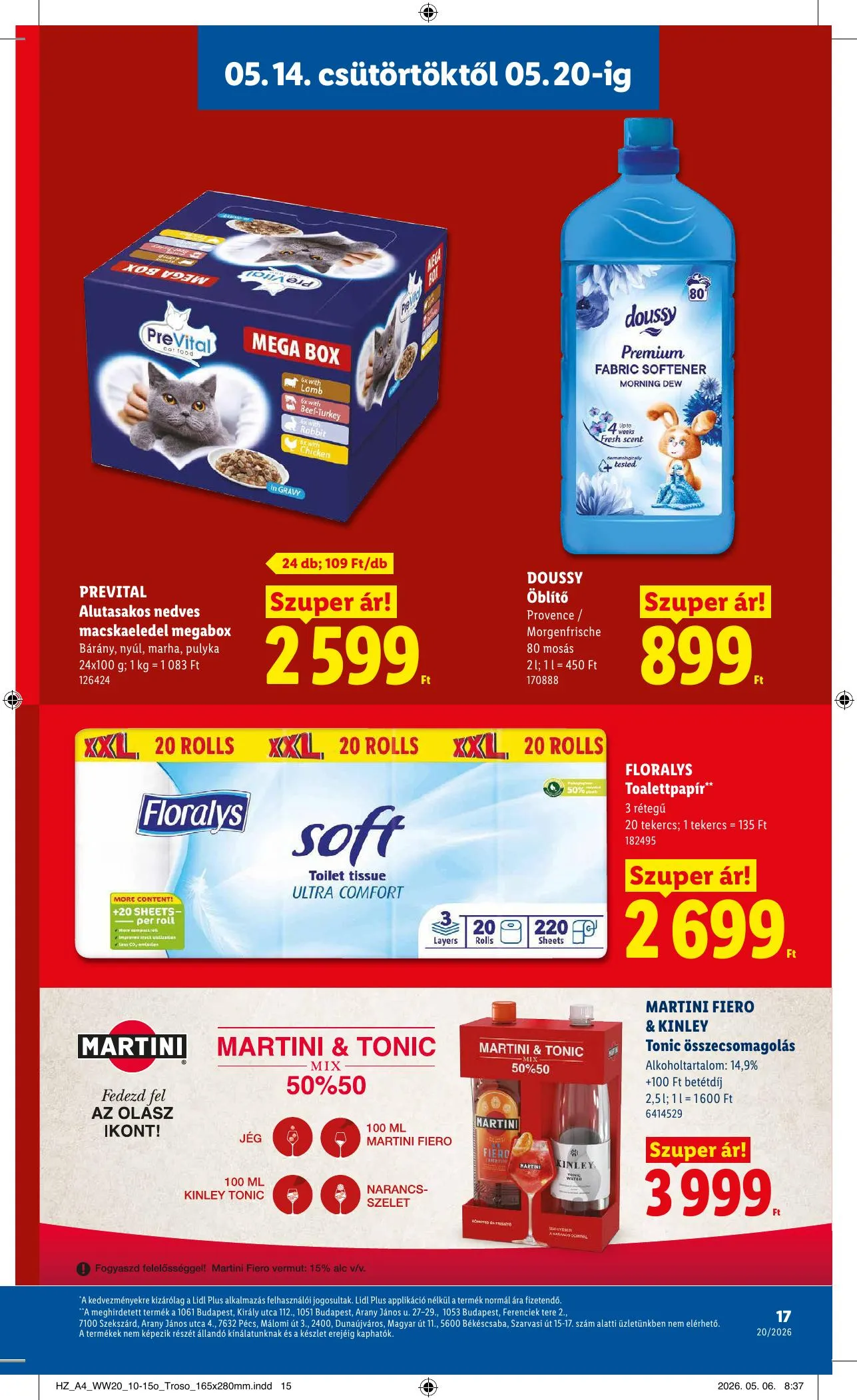 Lidl akciós újság 05.14–05.20 – 17. oldal