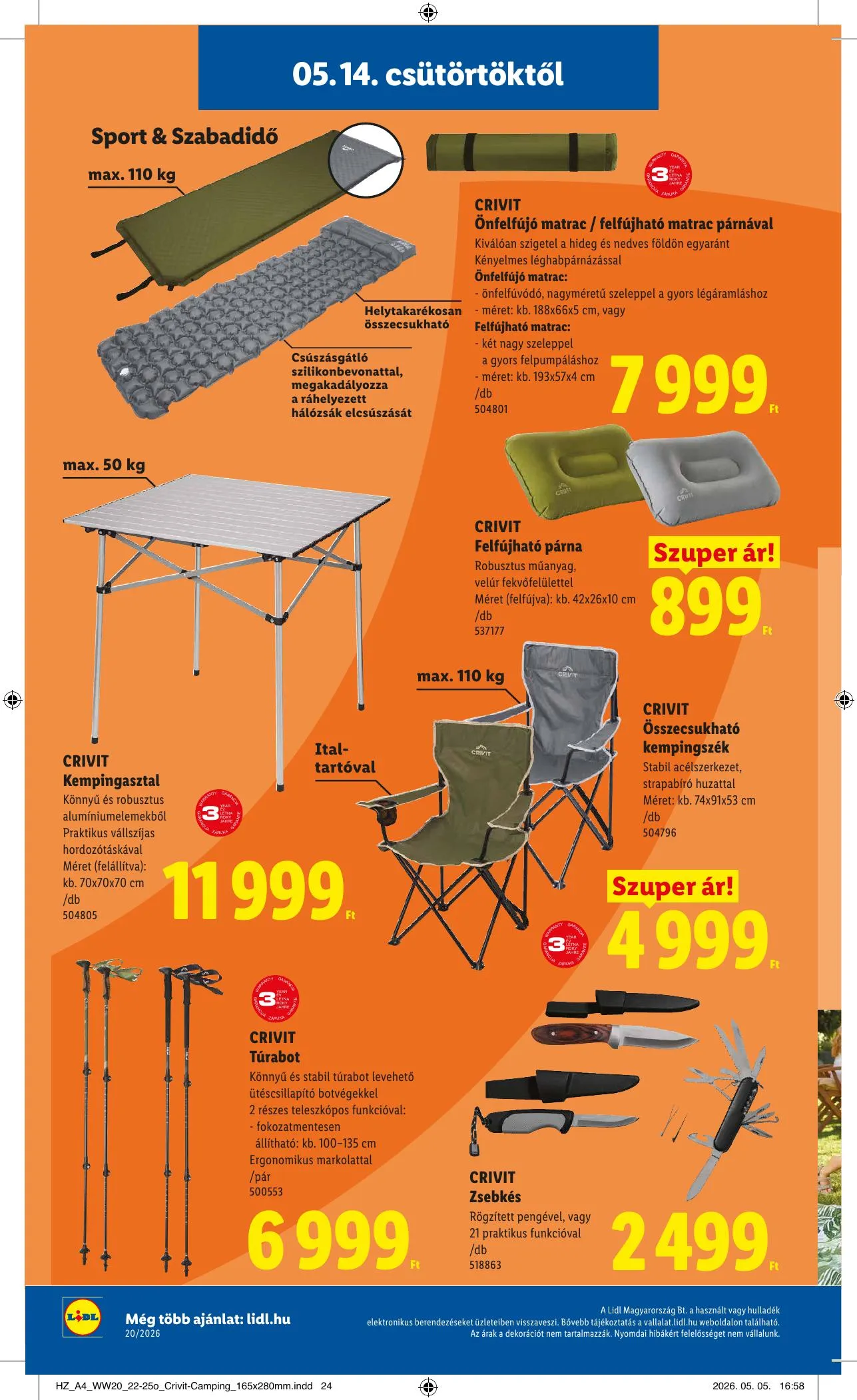 Lidl akciós újság 05.14–05.20 – 28. oldal