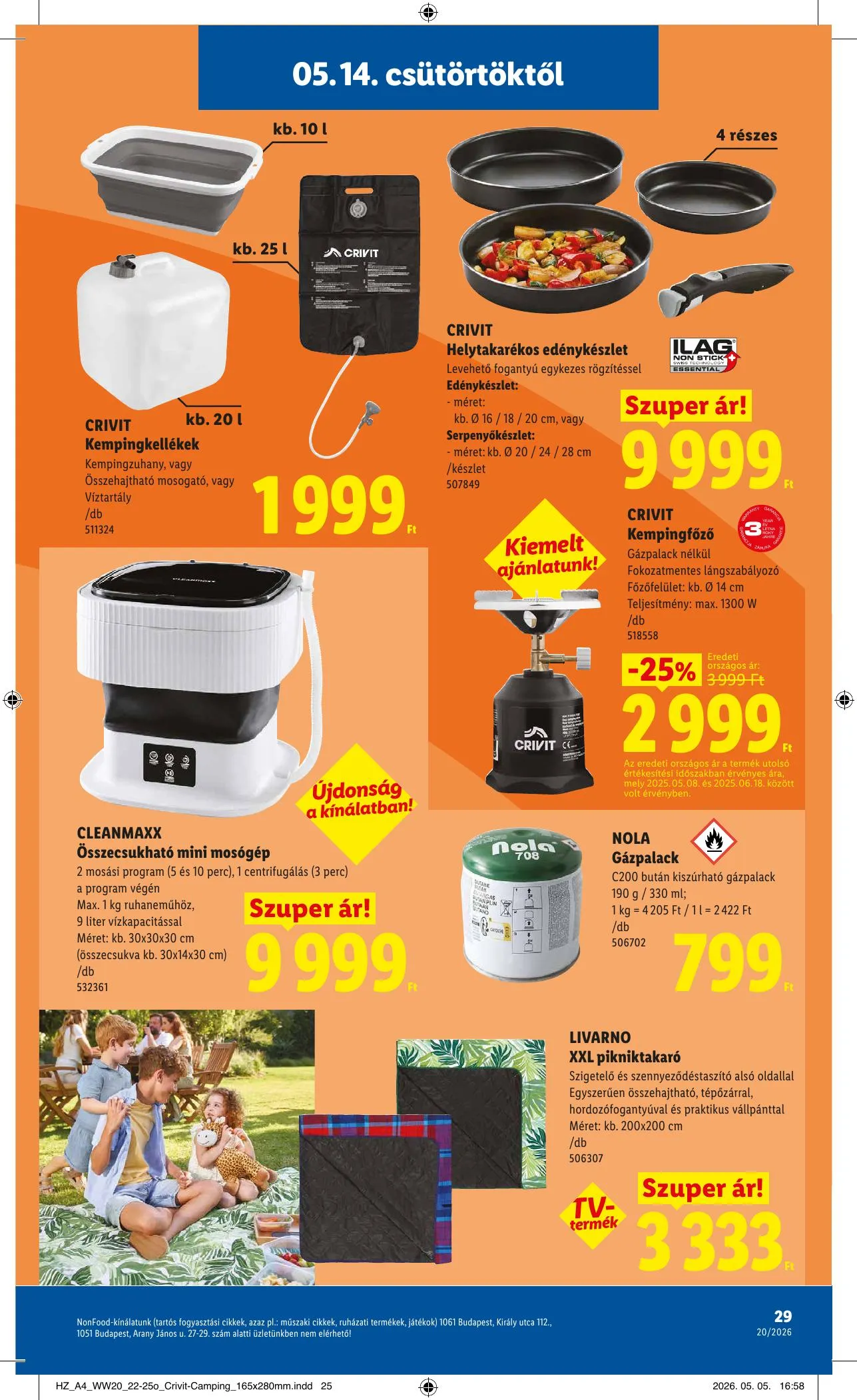 Lidl akciós újság 05.14–05.20 – 29. oldal
