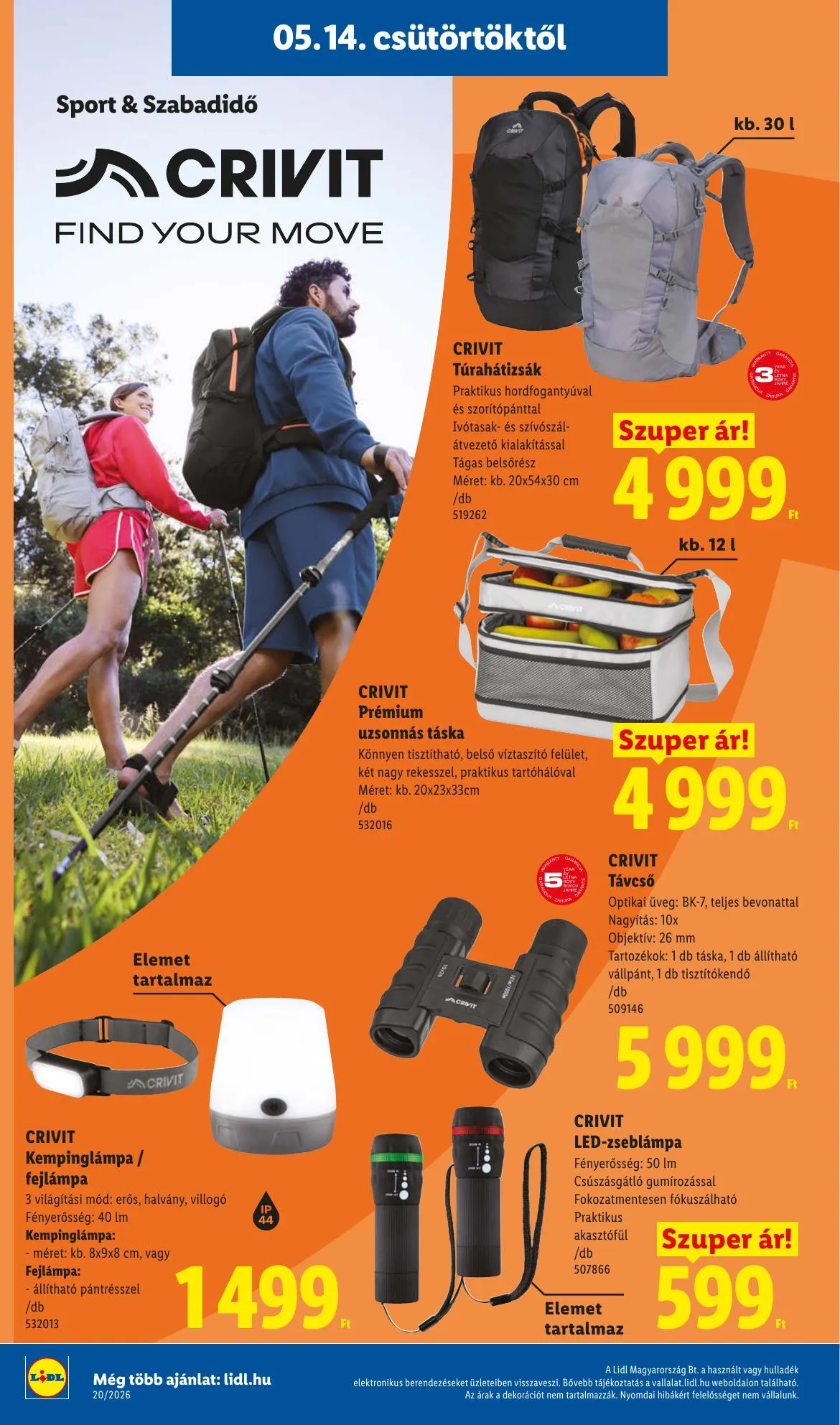 Lidl akciós újság 05.14–05.20 – 30. oldal
