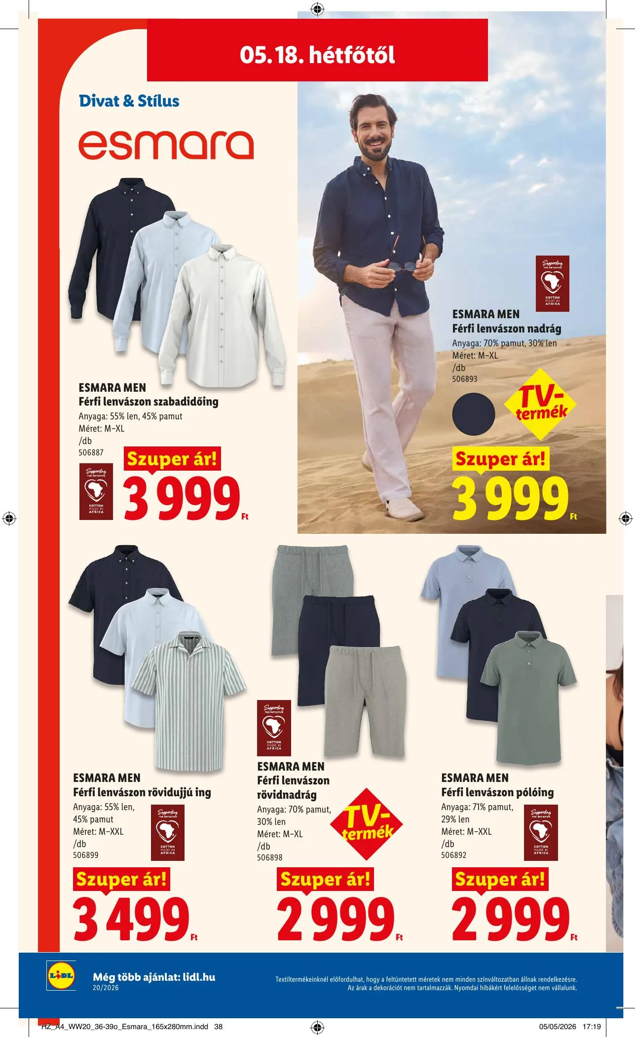 Lidl akciós újság 05.14–05.20 – 50. oldal