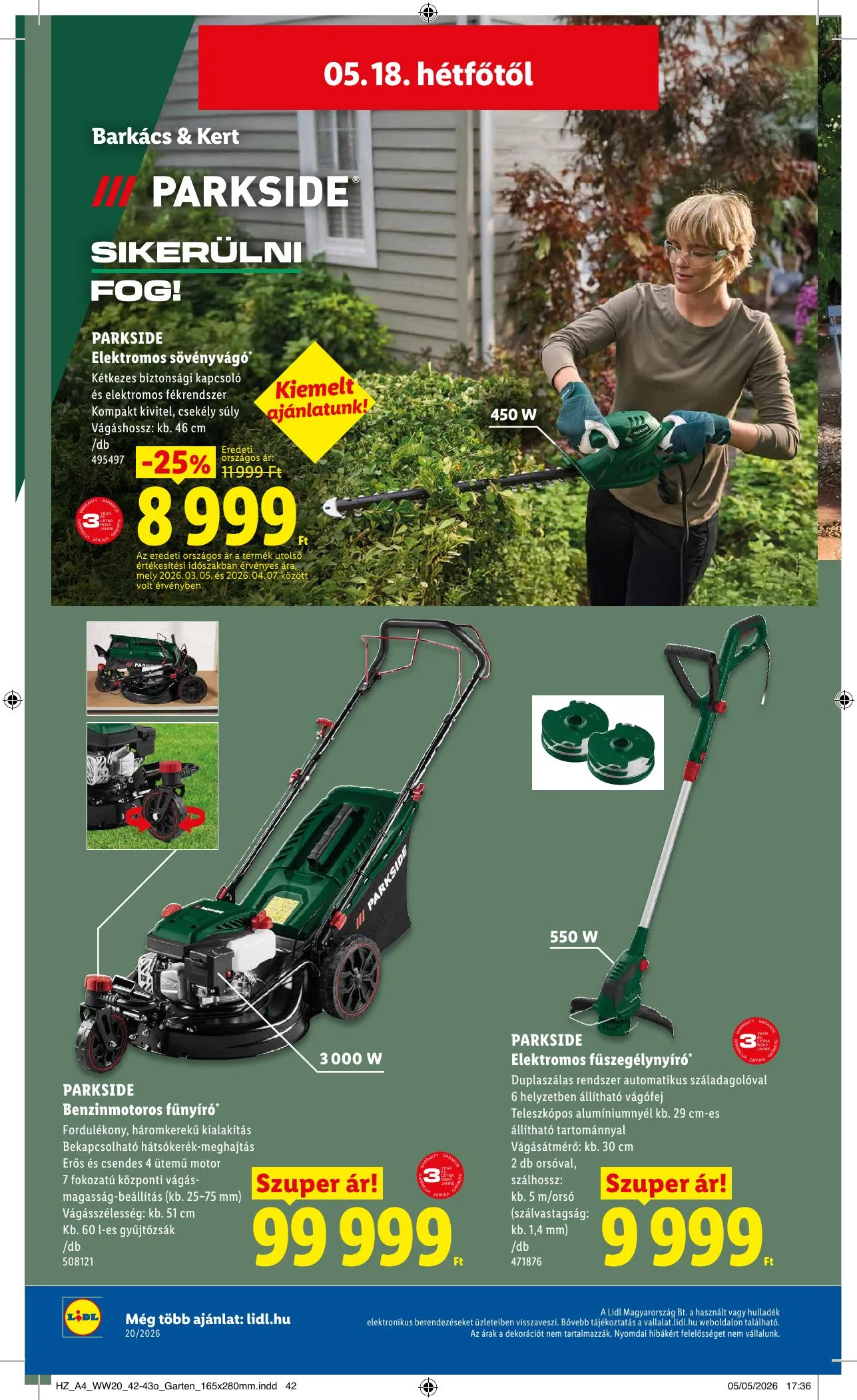 Lidl akciós újság 05.14–05.20 – 54. oldal