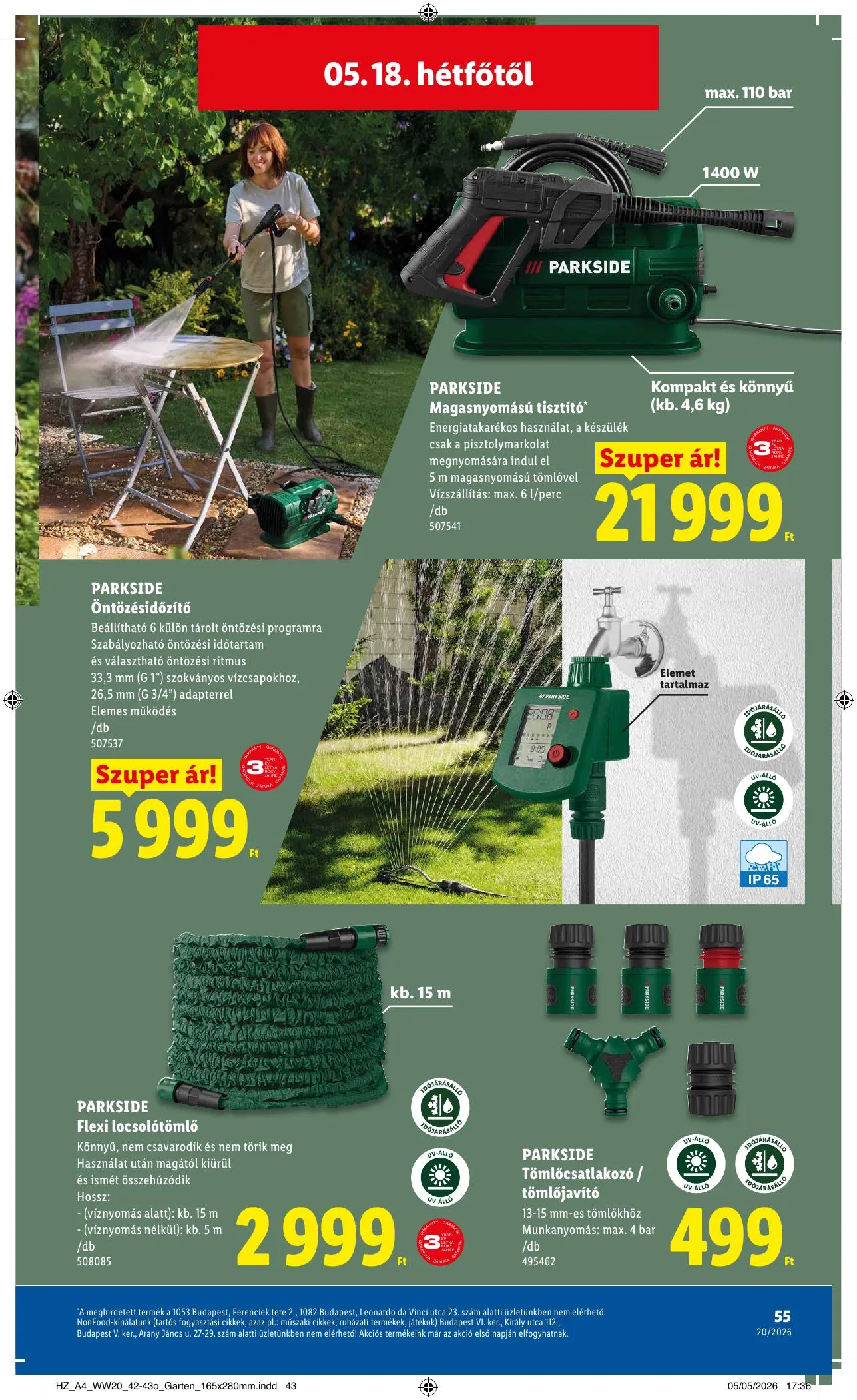 Lidl akciós újság 05.14–05.20 – 55. oldal