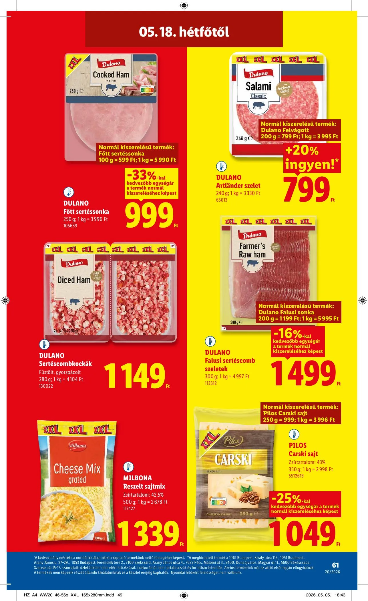 Lidl akciós újság 05.14–05.20 – 61. oldal