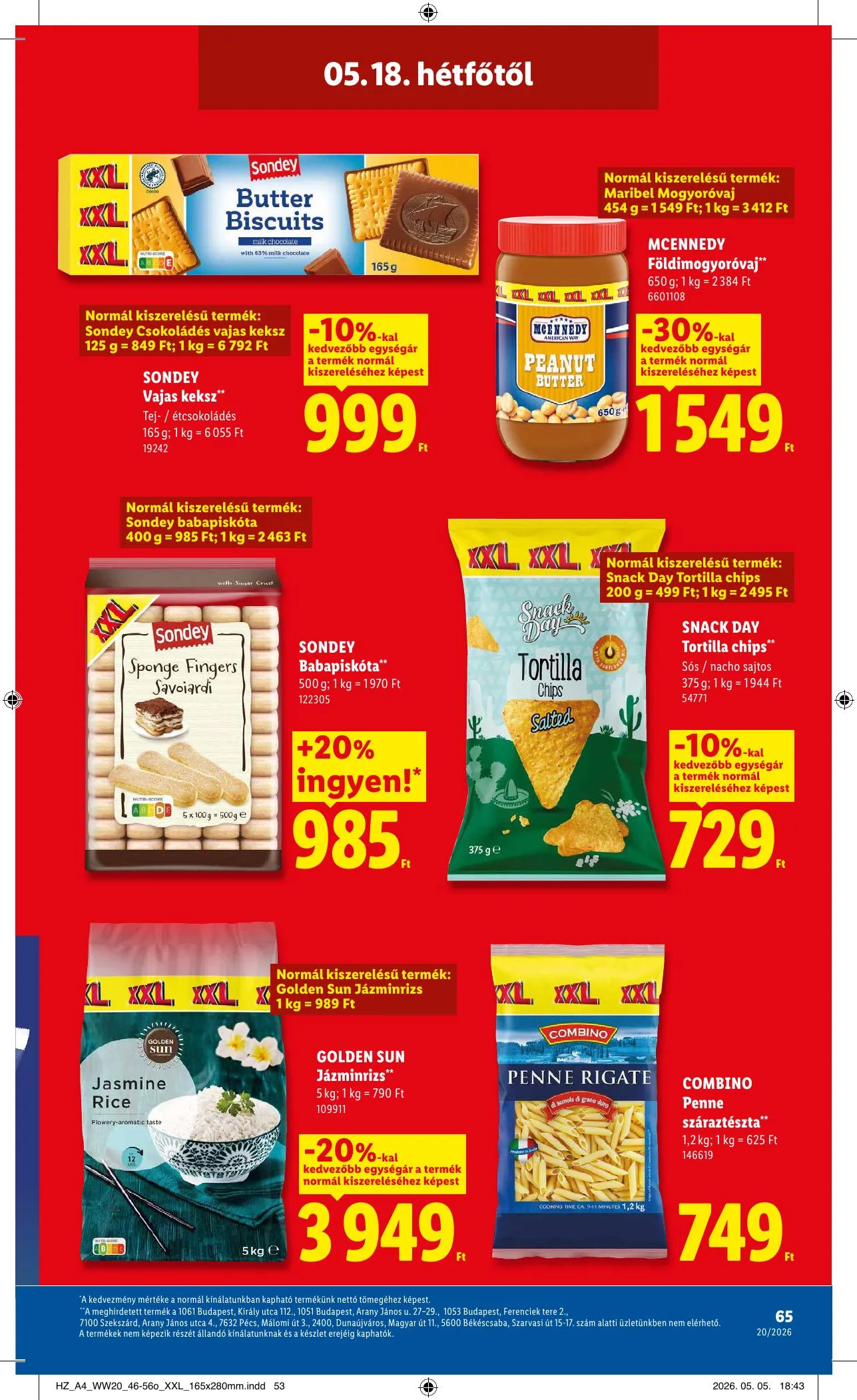 Lidl akciós újság 05.14–05.20 – 65. oldal