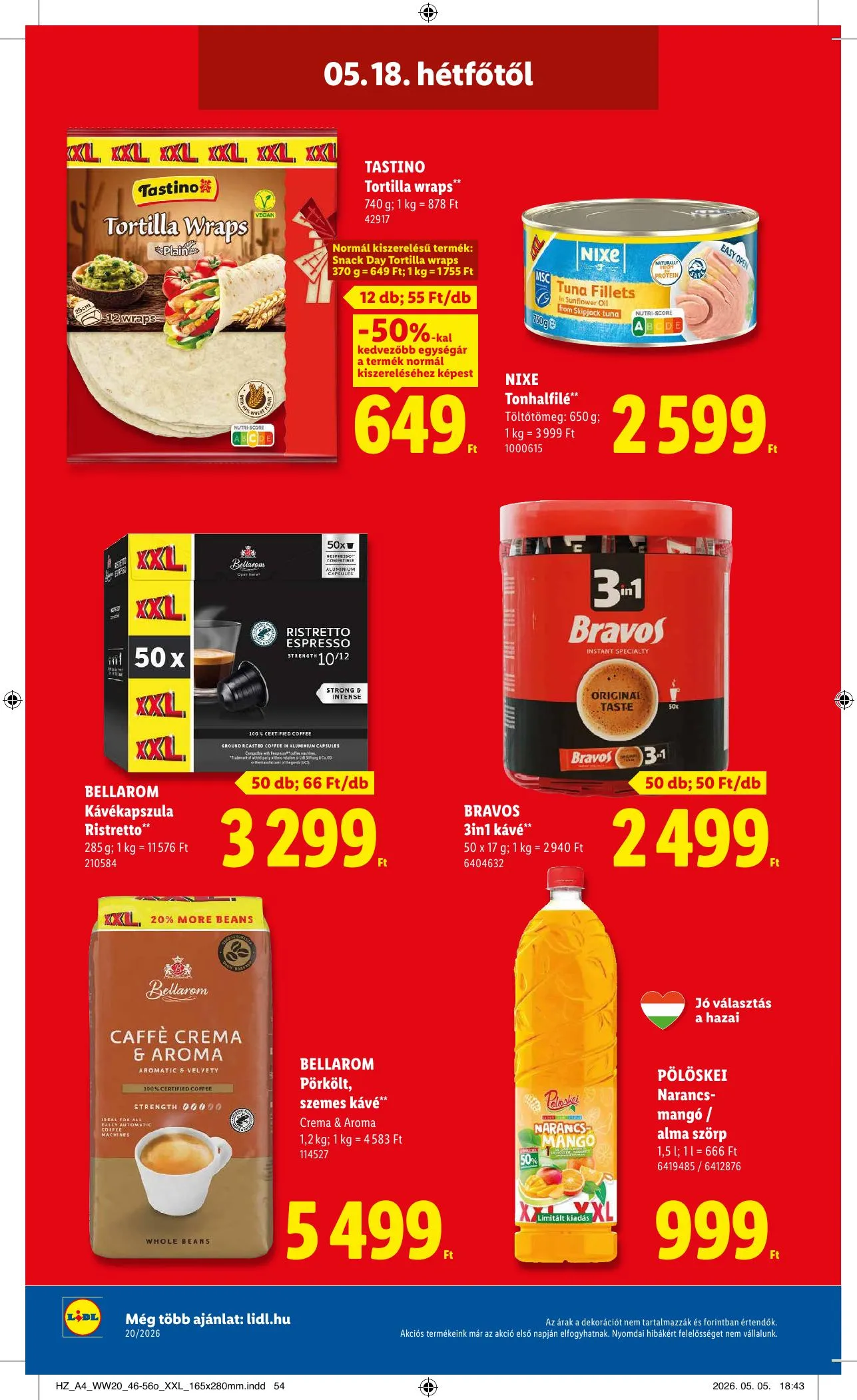 Lidl akciós újság 05.14–05.20 – 66. oldal