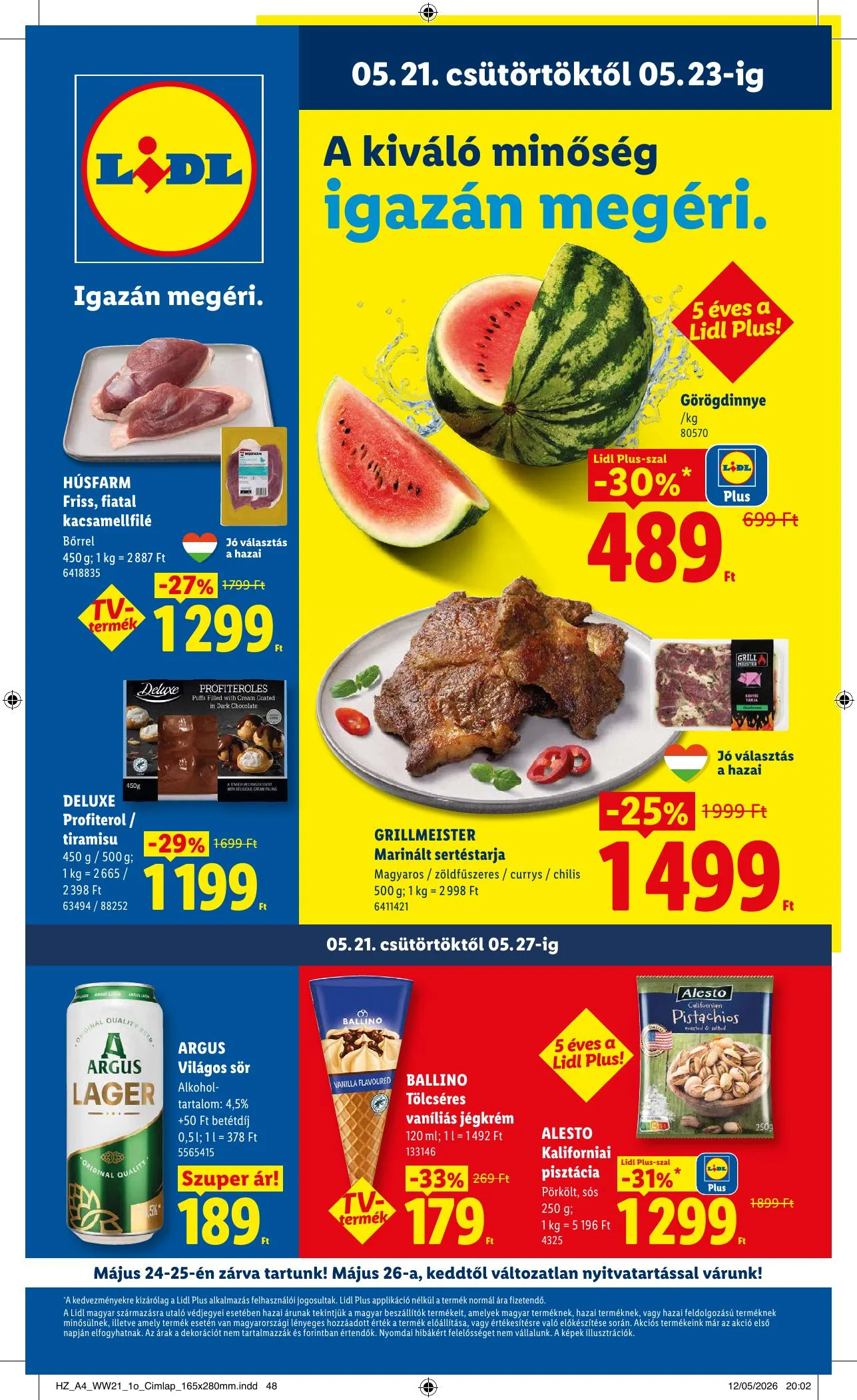 Lidl akciós újság 05.21–05.27