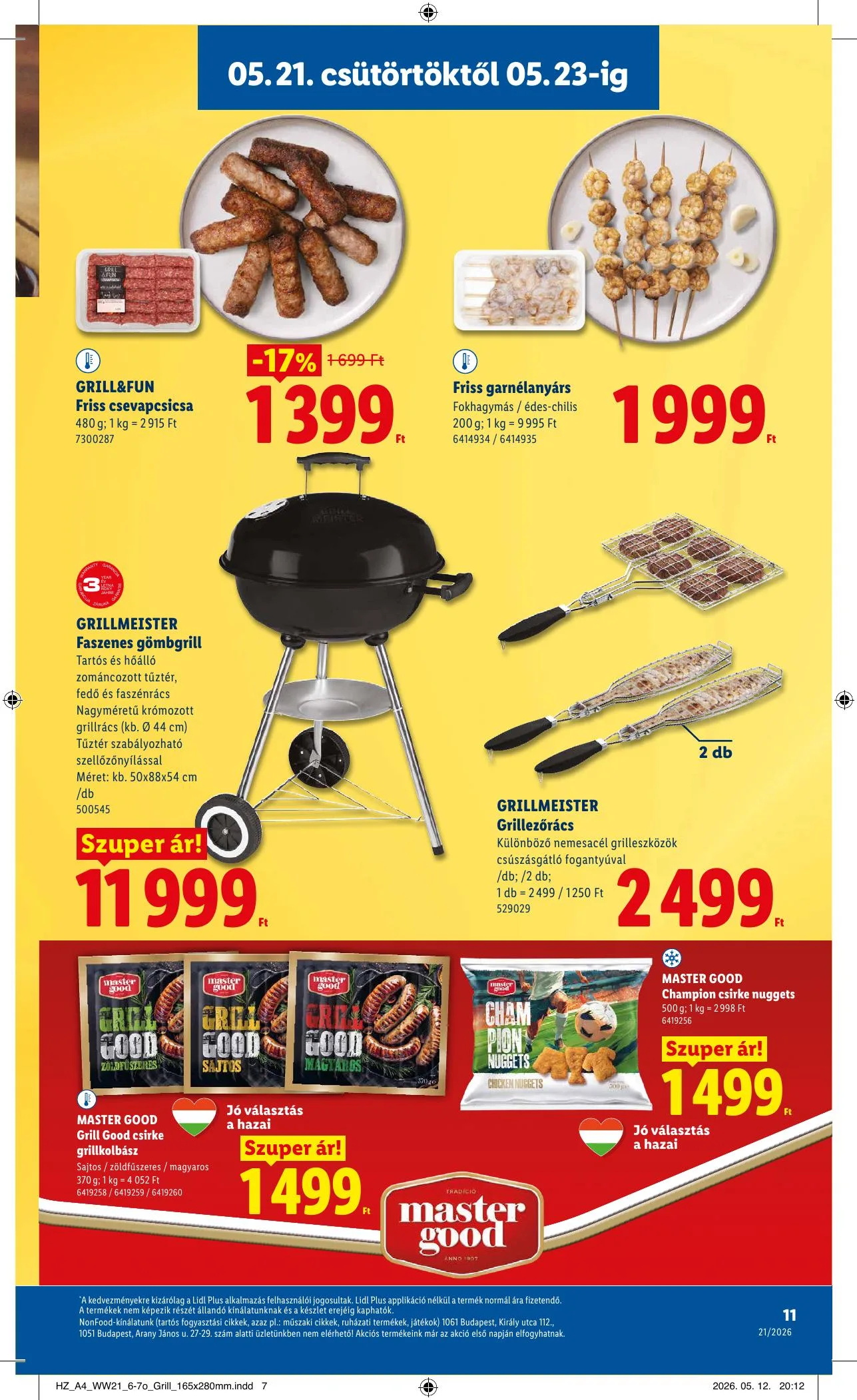 Lidl akciós újság 05.21–05.27 – 11. oldal