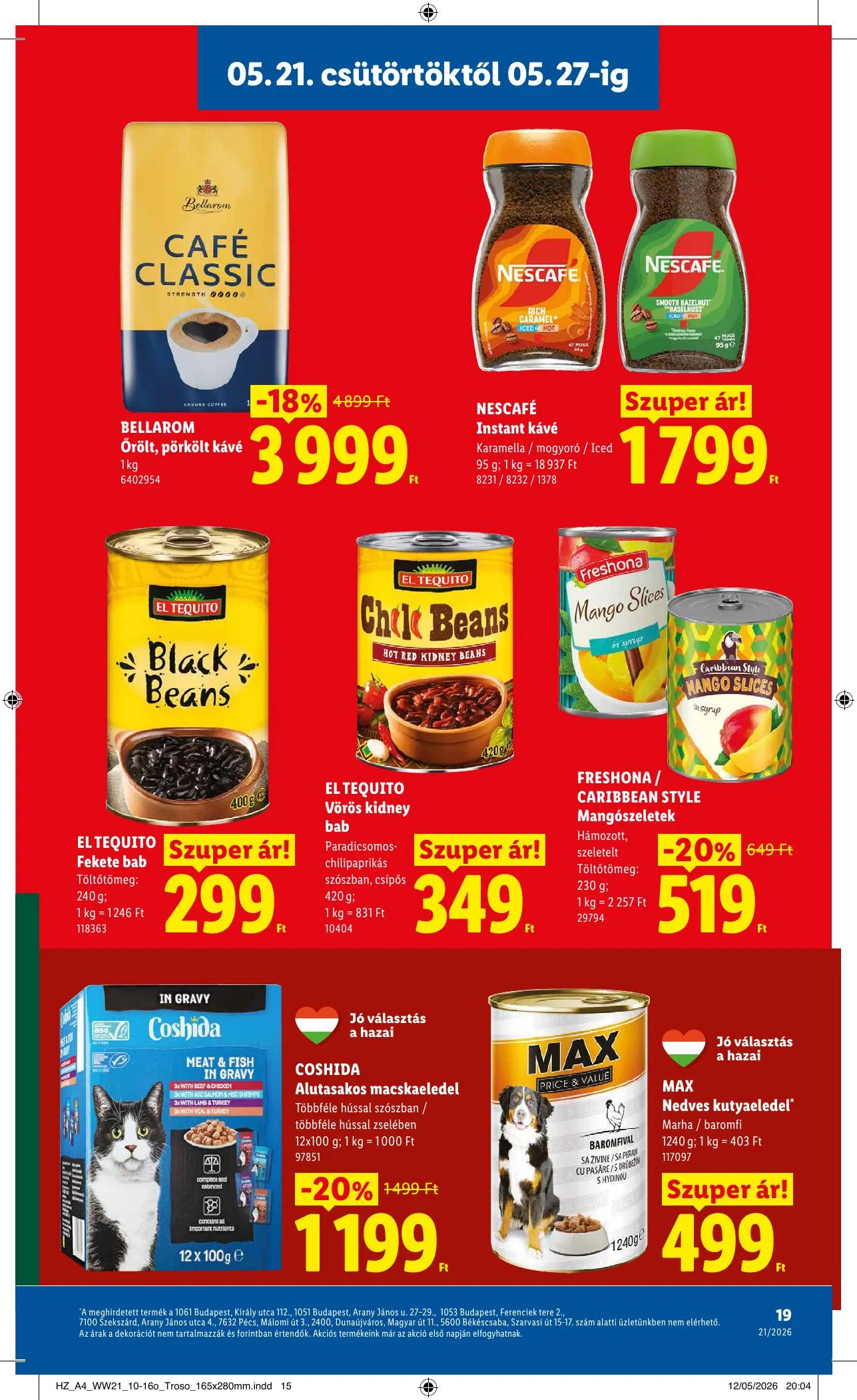 Lidl akciós újság 05.21–05.27 – 19. oldal