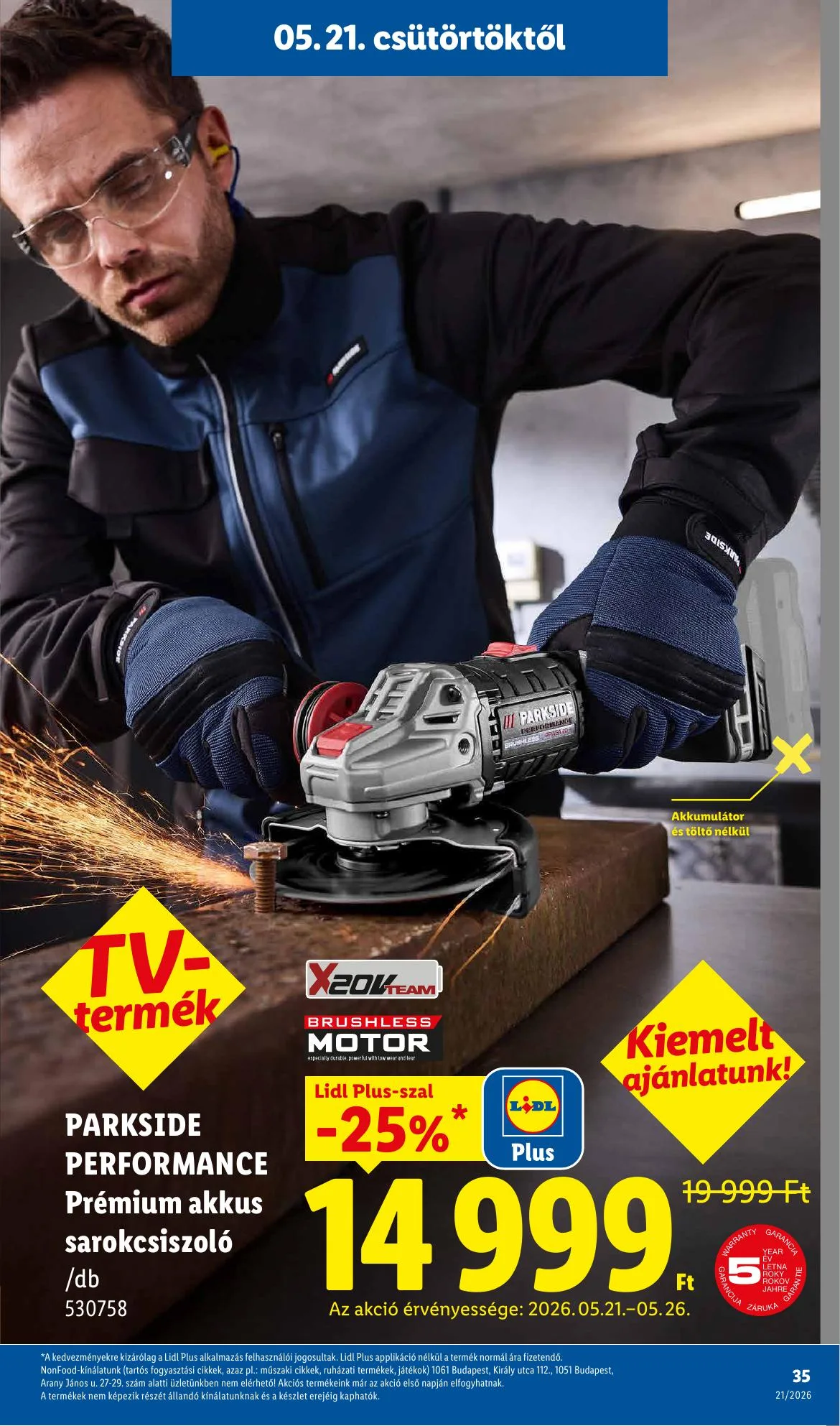 Lidl akciós újság 05.21–05.27 – 35. oldal