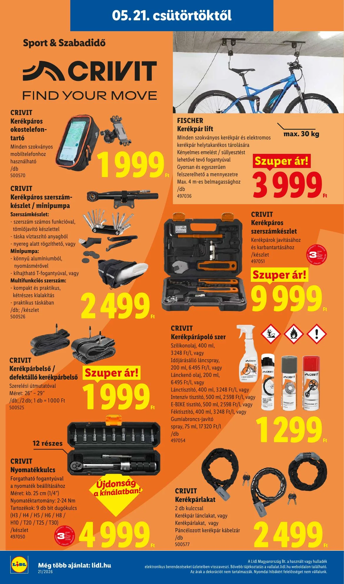 Lidl akciós újság 05.21–05.27 – 44. oldal
