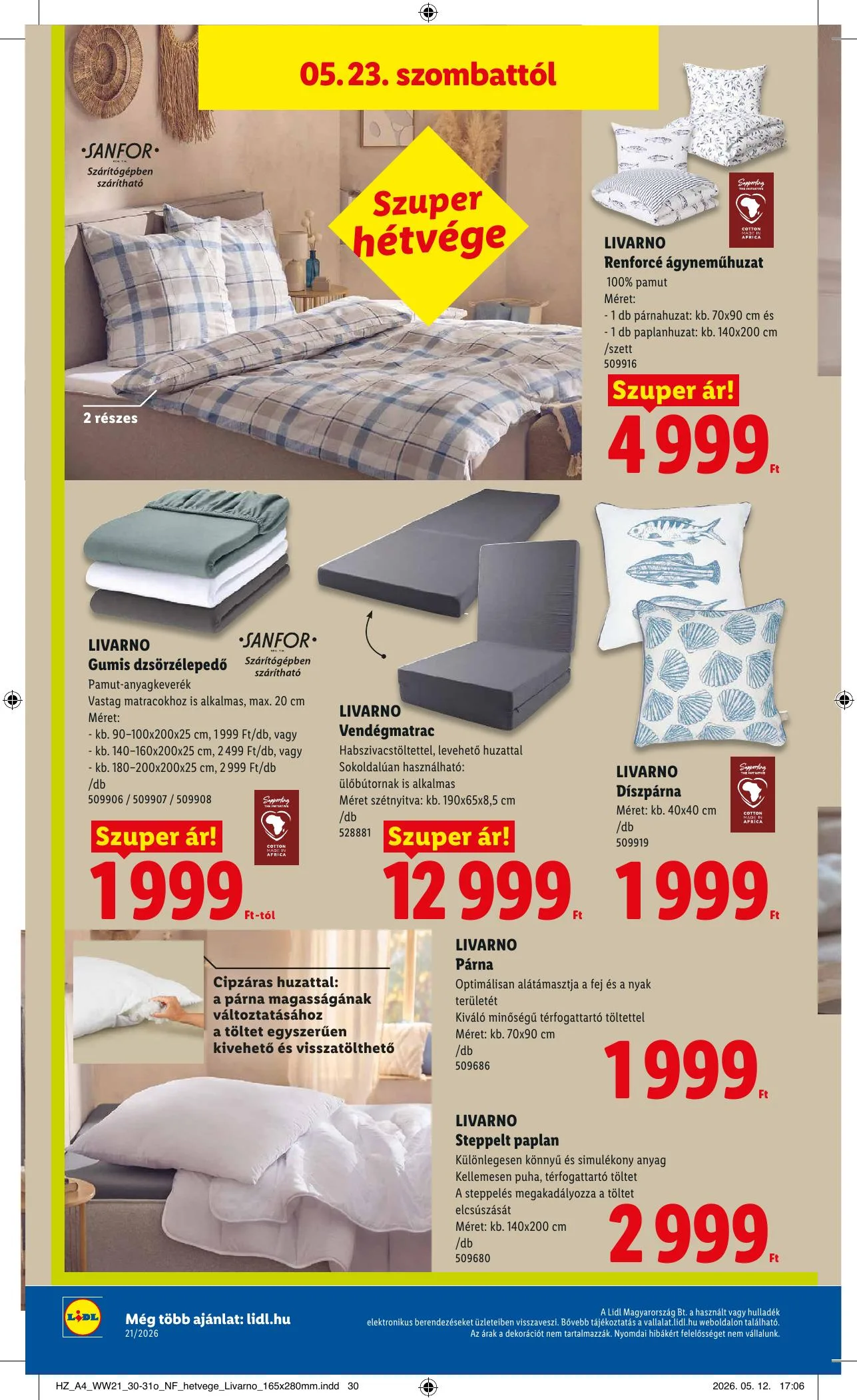 Lidl akciós újság 05.21–05.27 – 58. oldal