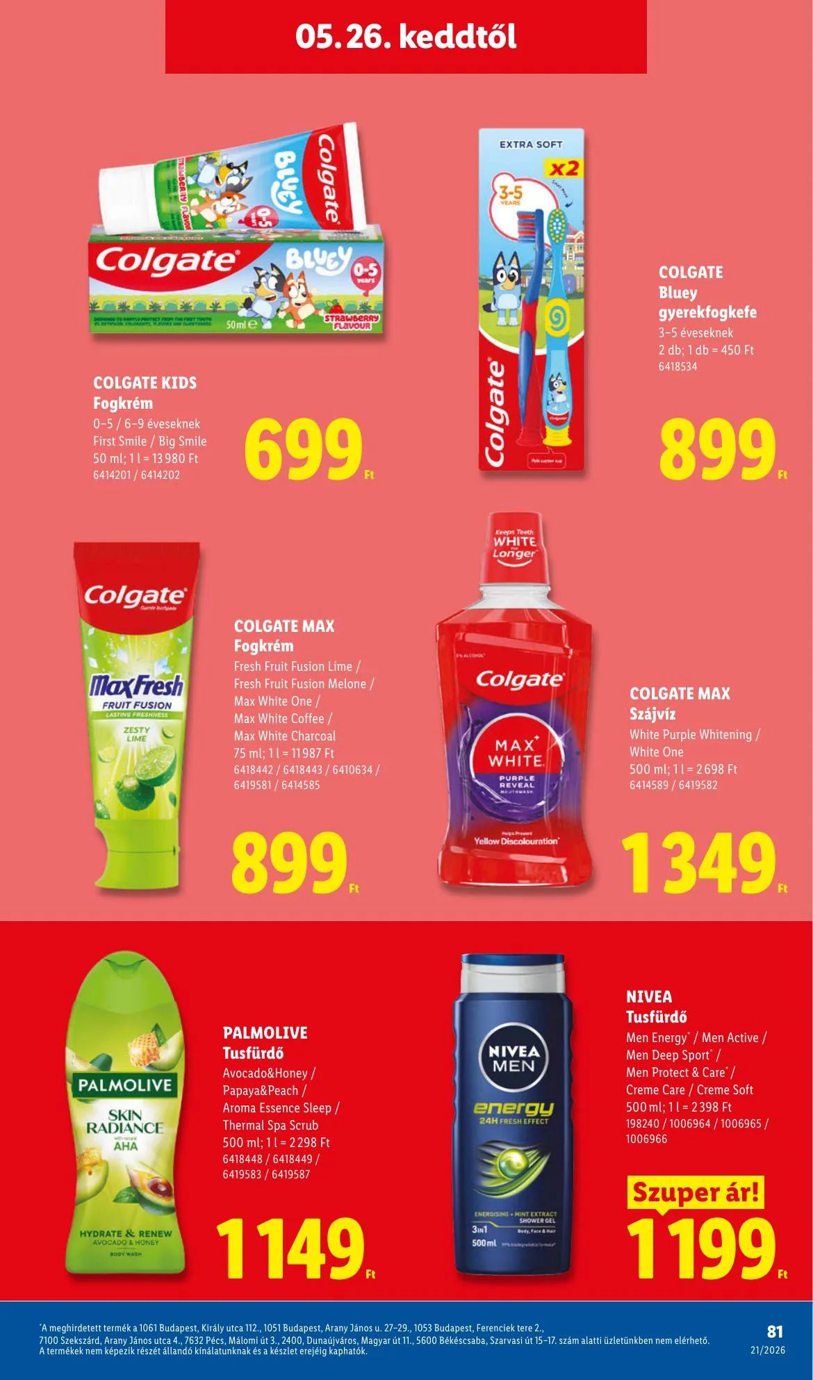 Lidl akciós újság 05.21–05.27 – 81. oldal