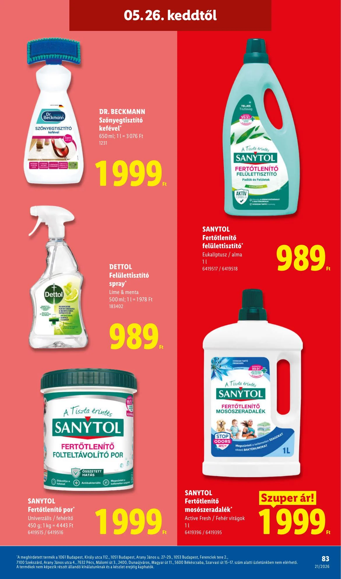 Lidl akciós újság 05.21–05.27 – 83. oldal