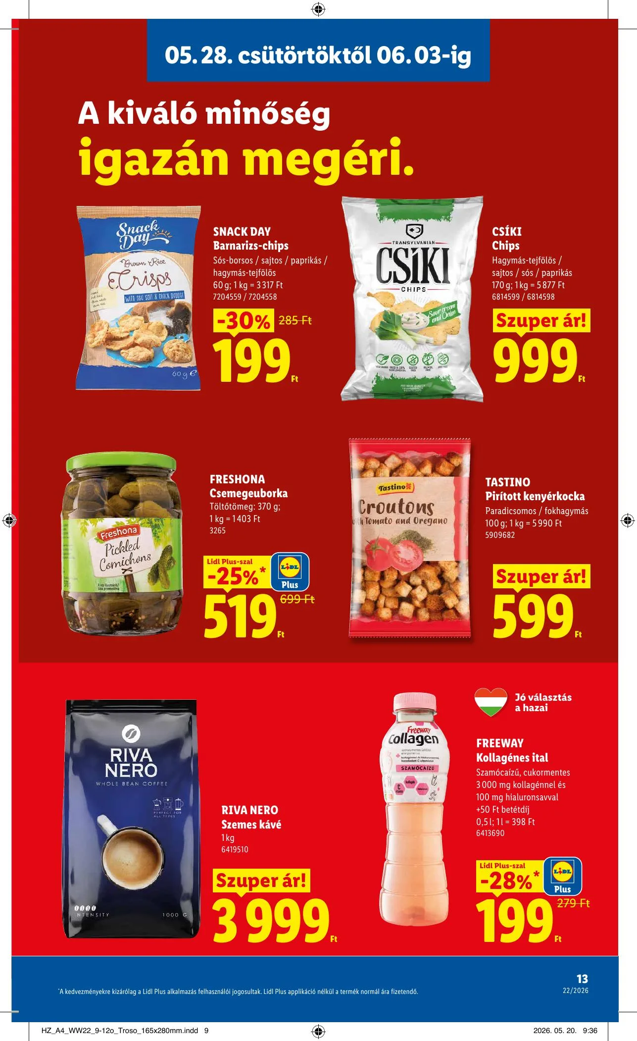 Lidl akciós újság 05.28–06.03 – 13. oldal