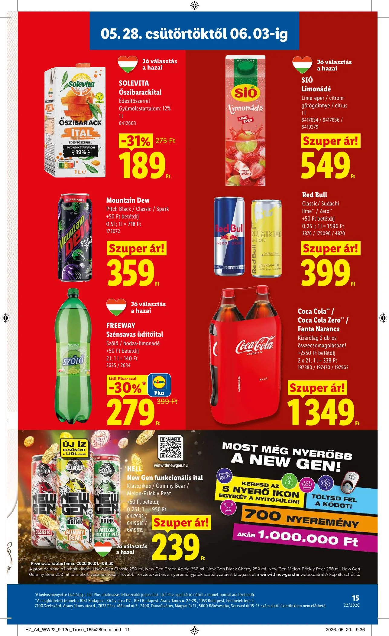 Lidl akciós újság 05.28–06.03 – 15. oldal