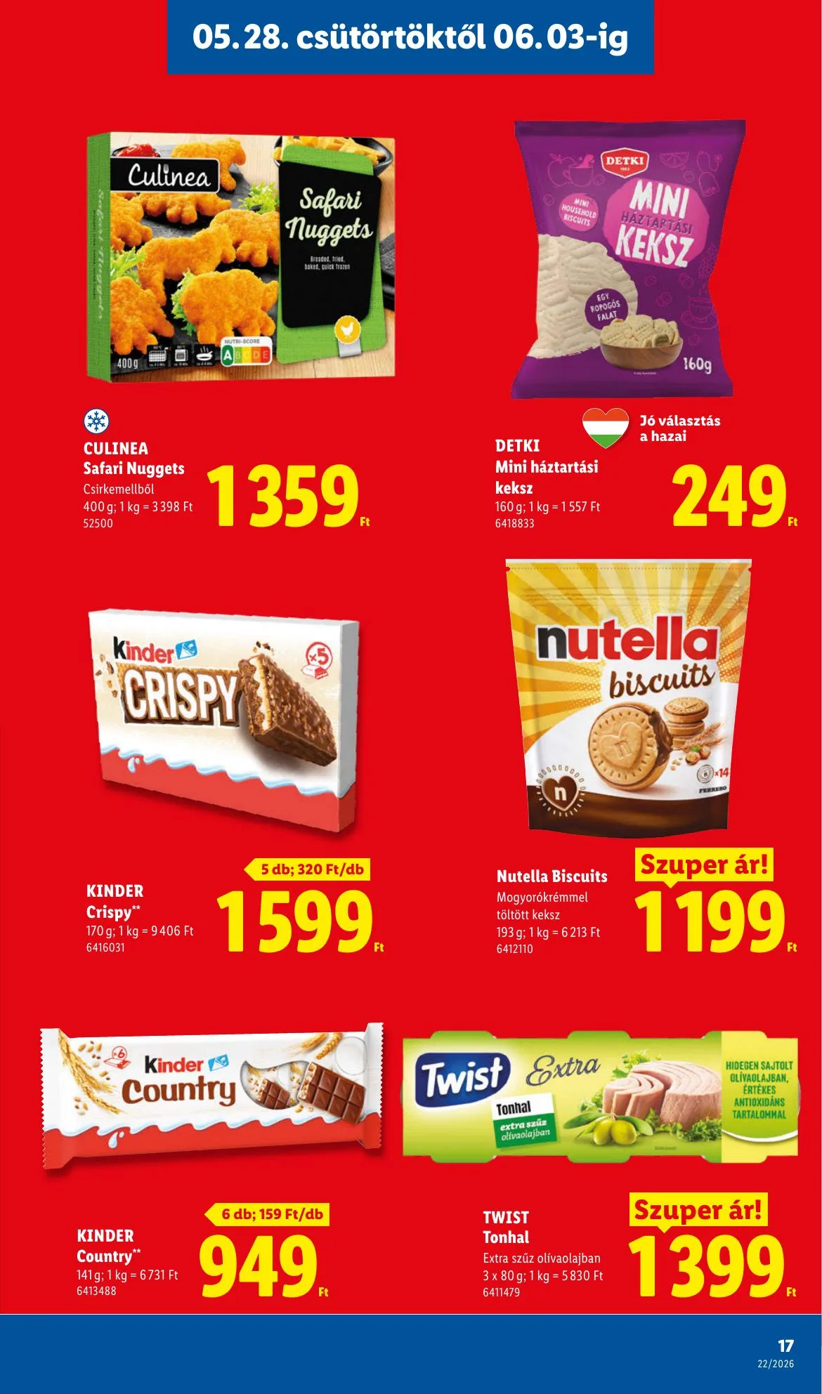 Lidl akciós újság 05.28–06.03 – 17. oldal
