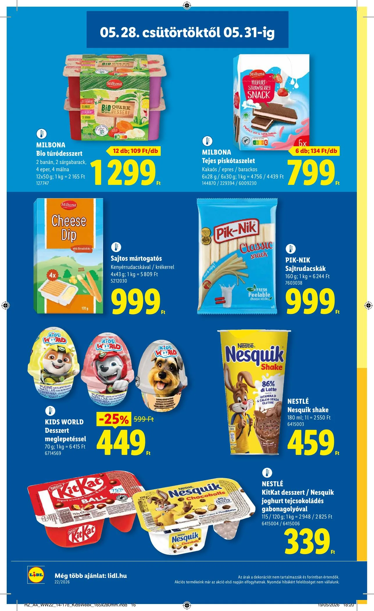 Lidl akciós újság 05.28–06.03 – 22. oldal