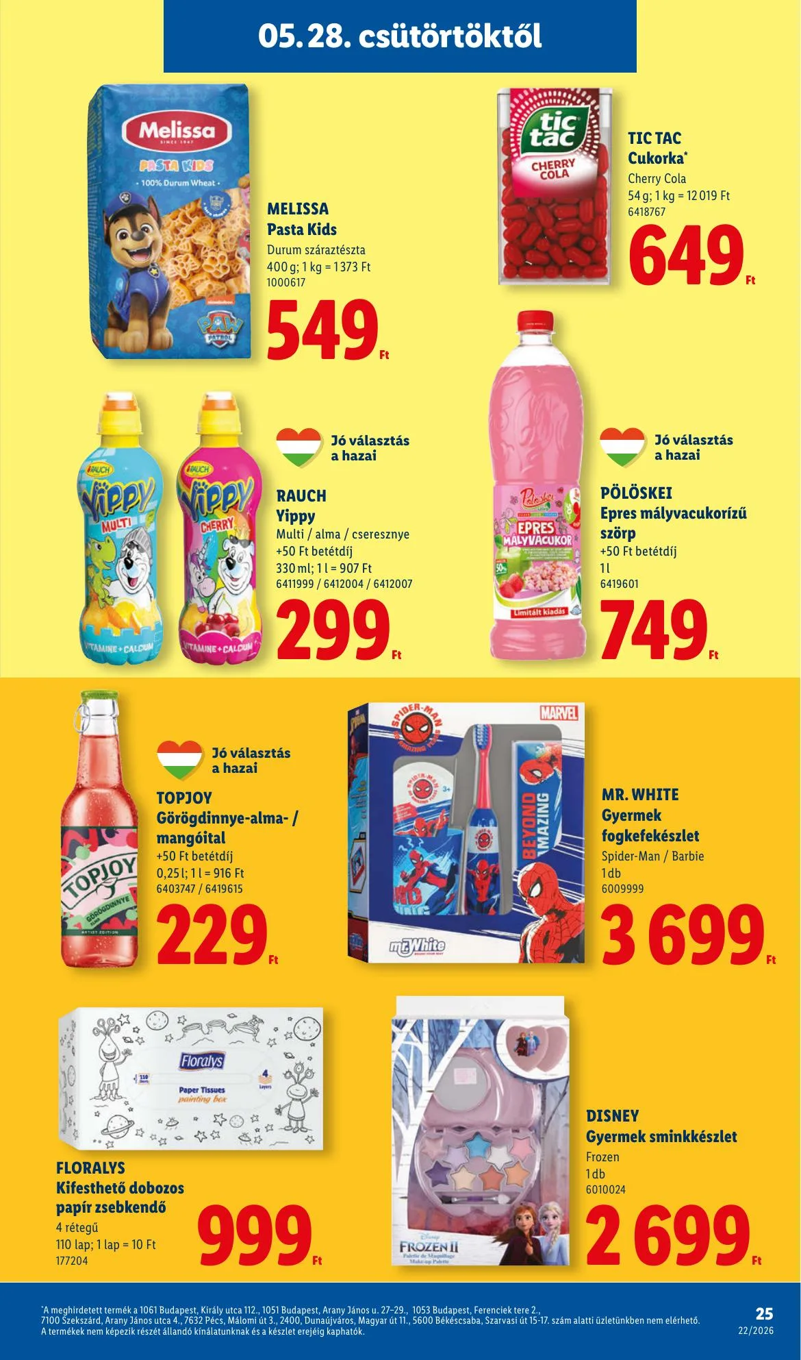 Lidl akciós újság 05.28–06.03 – 25. oldal