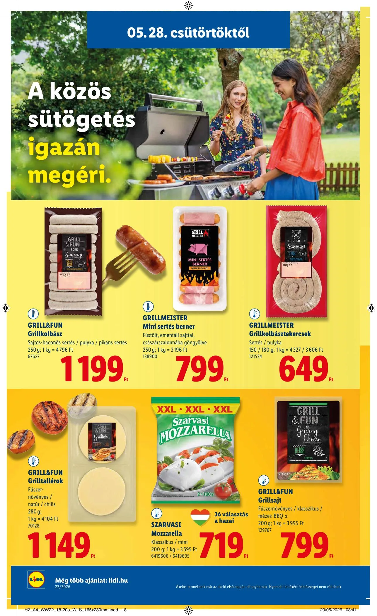 Lidl akciós újság 05.28–06.03 – 26. oldal