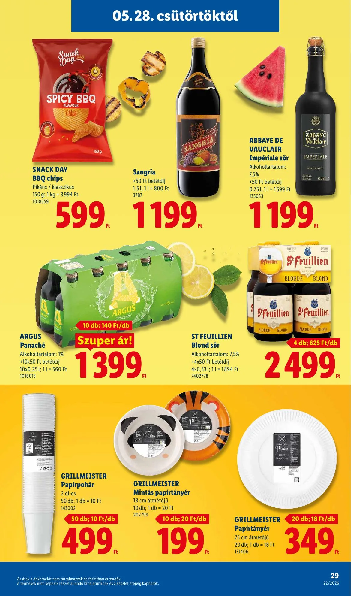 Lidl akciós újság 05.28–06.03 – 29. oldal