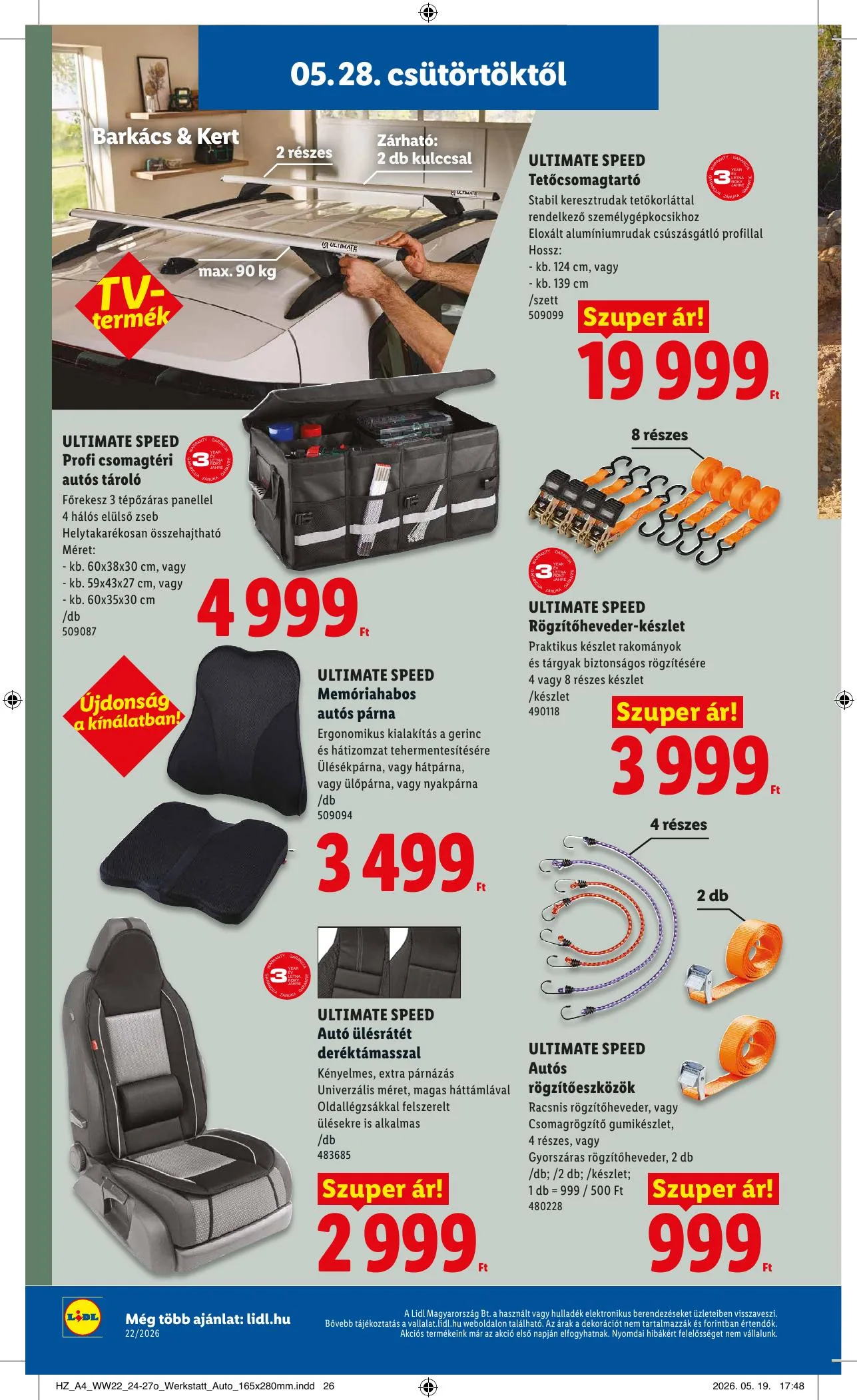 Lidl akciós újság 05.28–06.03 – 36. oldal