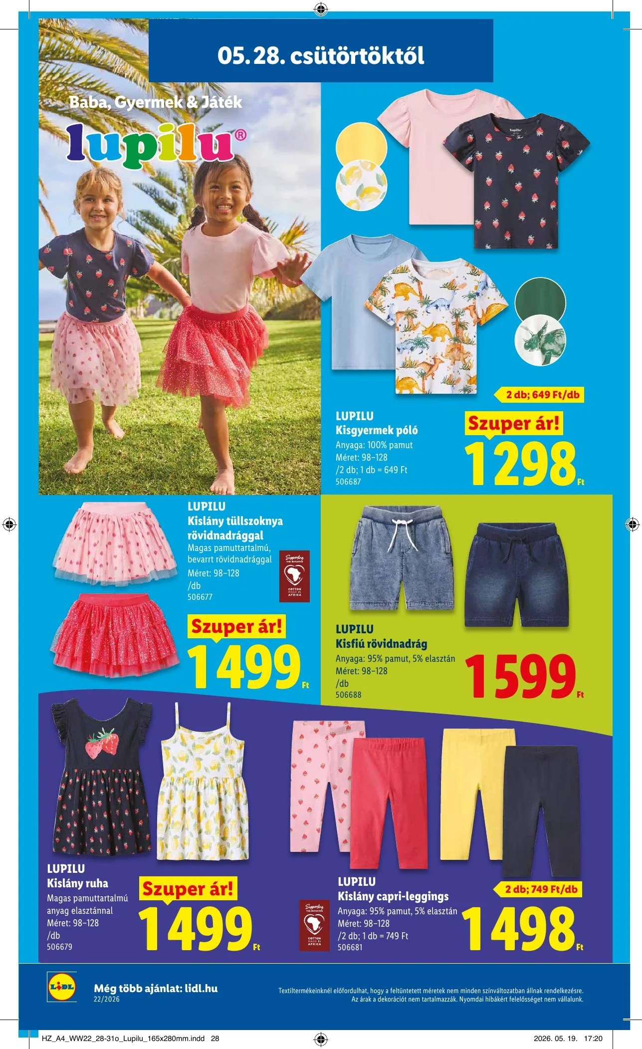 Lidl akciós újság 05.28–06.03 – 38. oldal