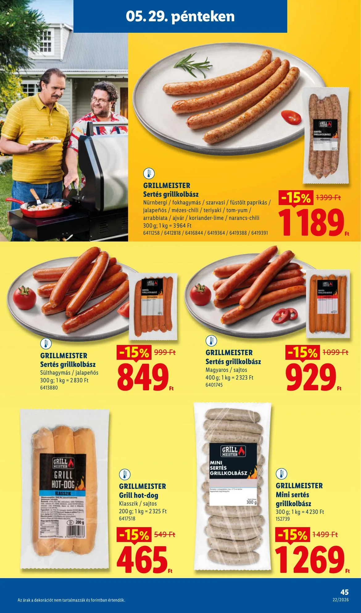 Lidl akciós újság 05.28–06.03 – 45. oldal