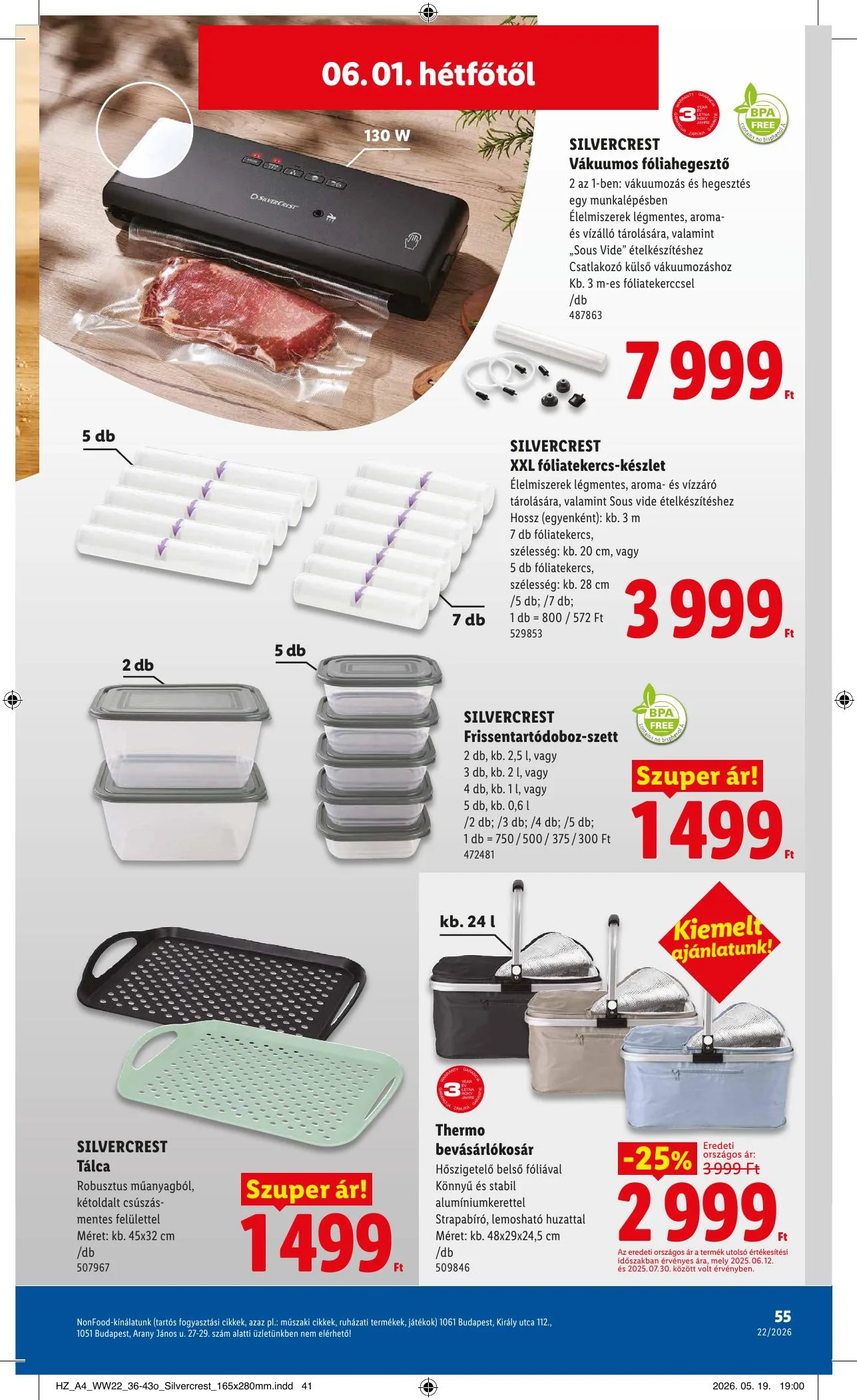 Lidl akciós újság 05.28–06.03 – 55. oldal