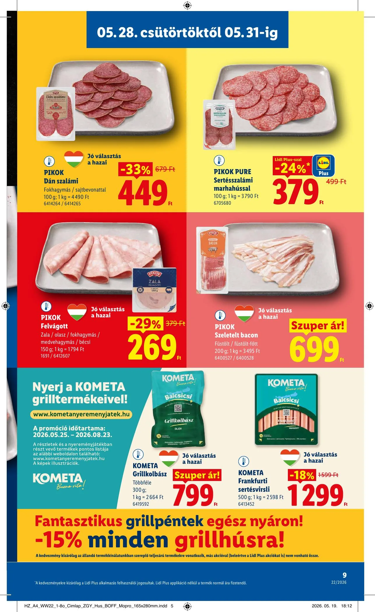 Lidl akciós újság 05.28–06.03 – 9. oldal