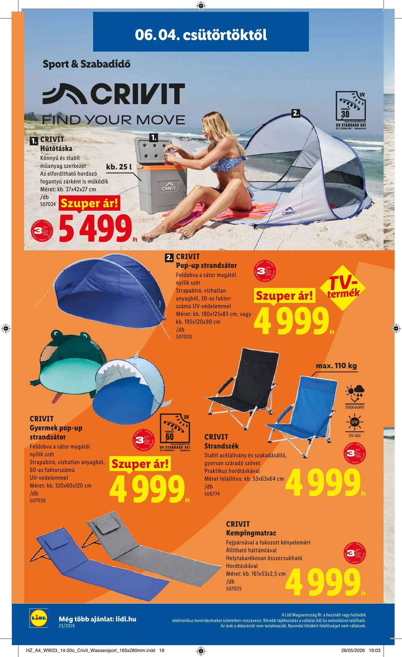 Lidl akciós újság 06.04–06.10 – 30. oldal
