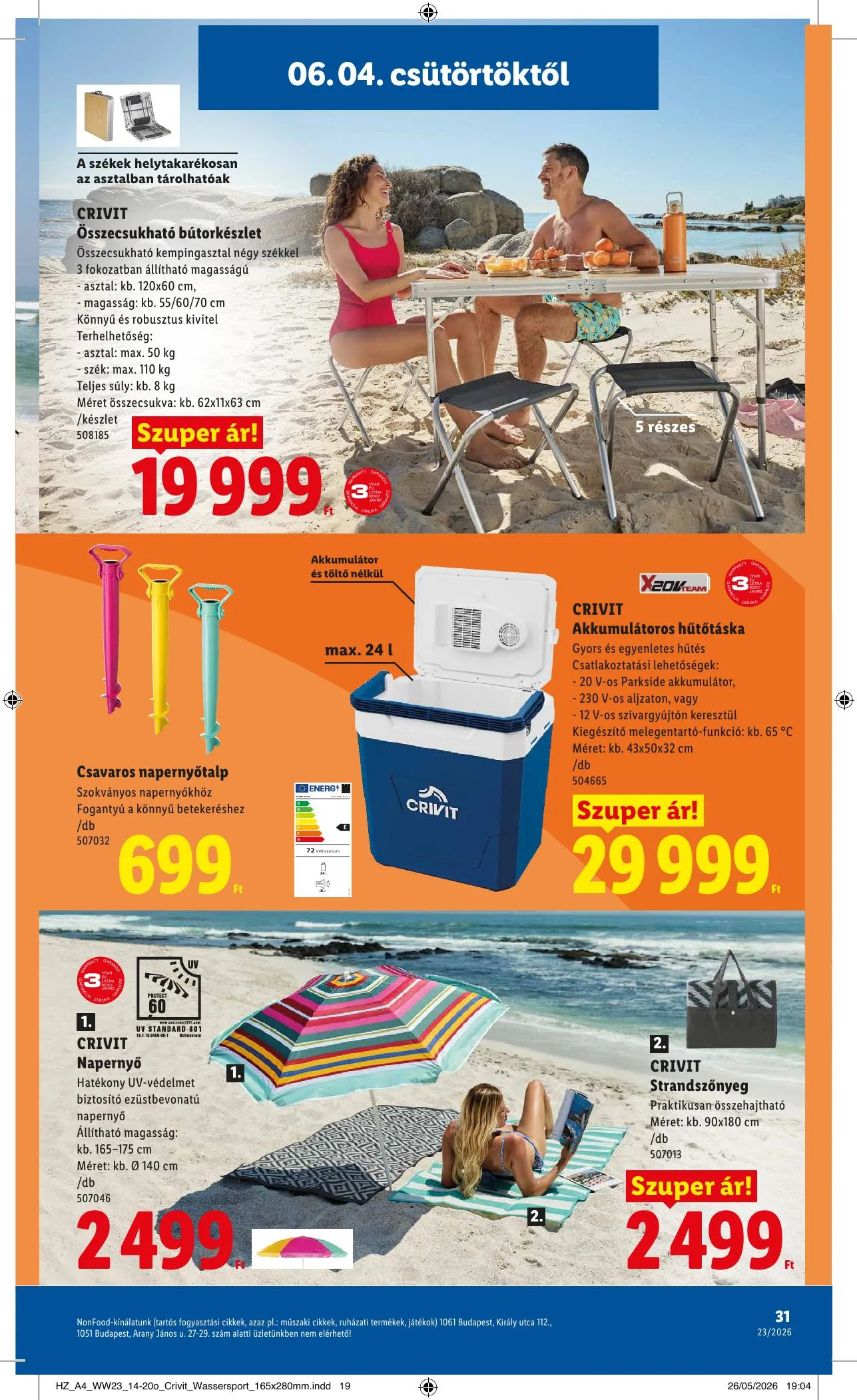Lidl akciós újság 06.04–06.10 – 31. oldal