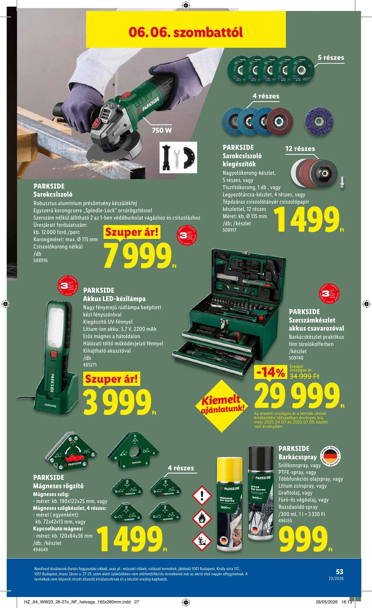 Lidl akciós újság 06.04–06.10 – 53. oldal