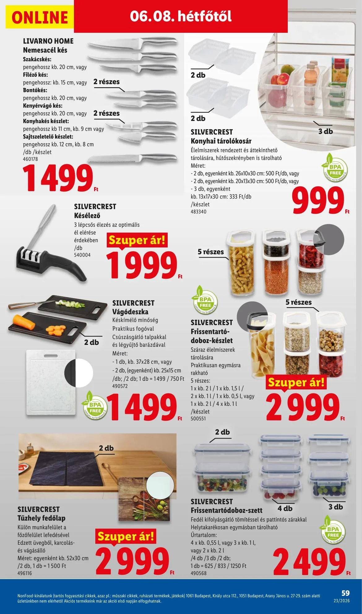 Lidl akciós újság 06.04–06.10 – 59. oldal