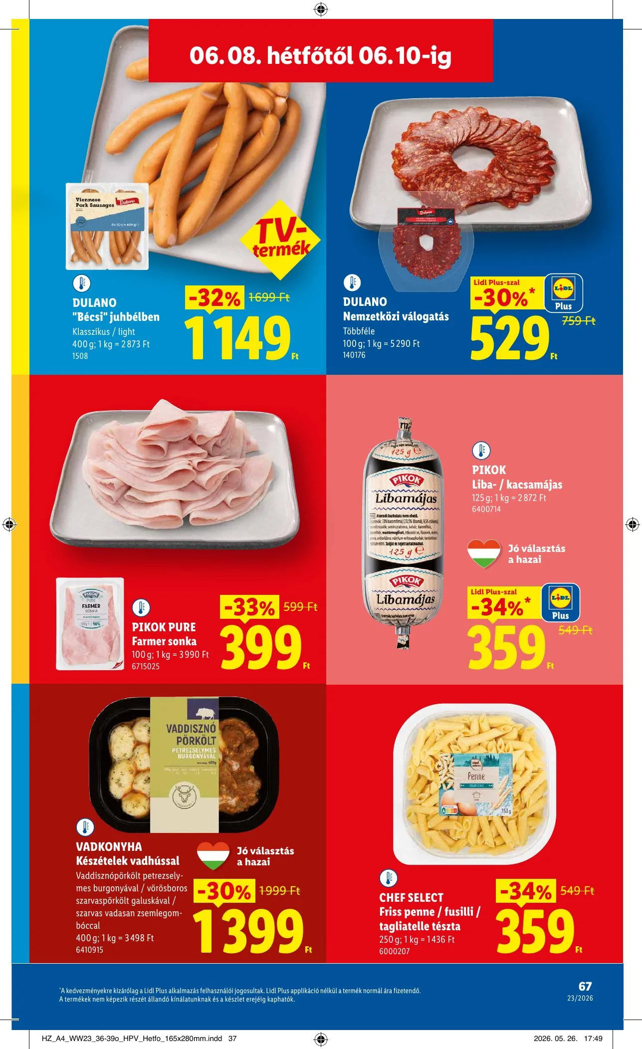 Lidl akciós újság 06.04–06.10 – 67. oldal