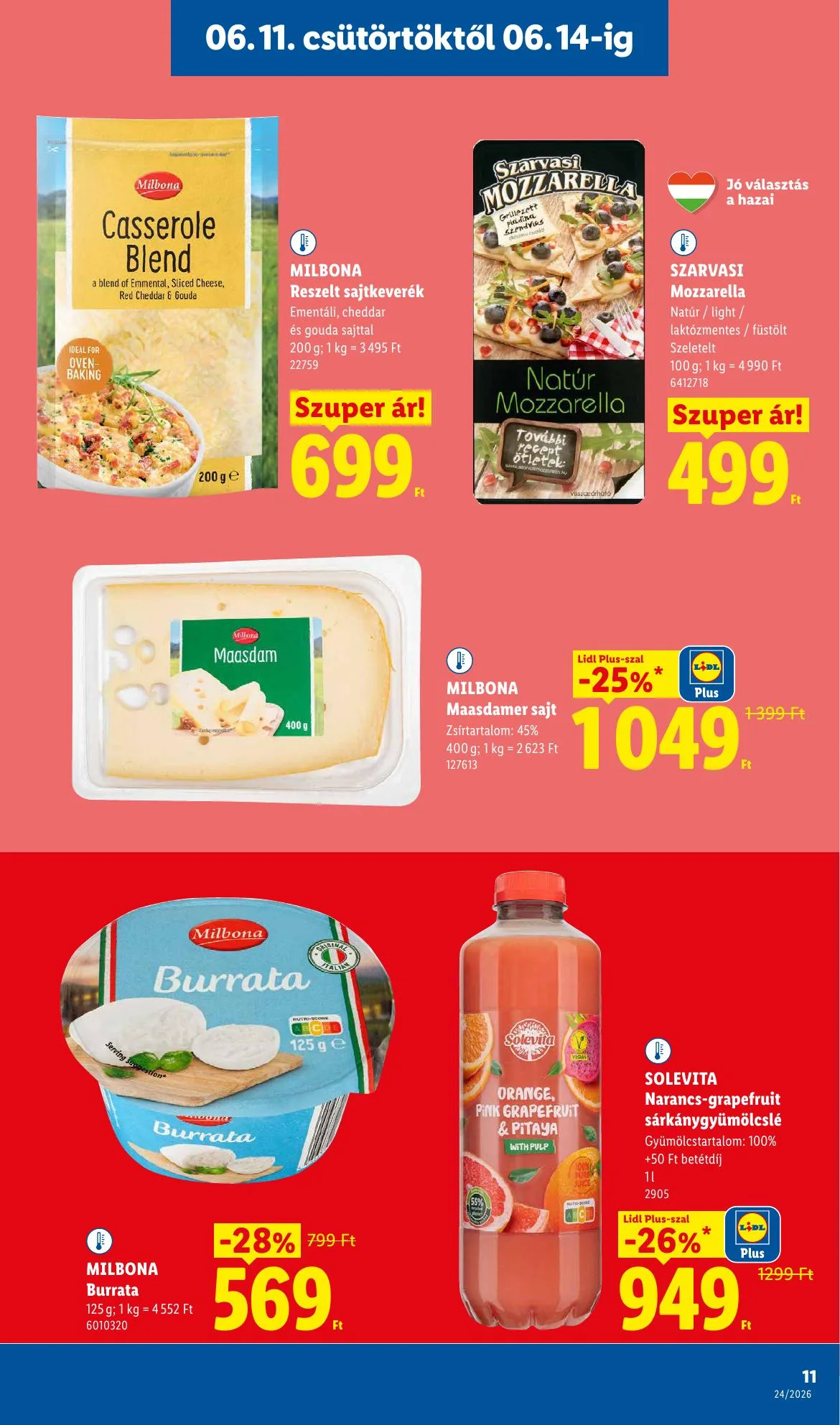 Lidl akciós újság 06.11–06.17 – 11. oldal