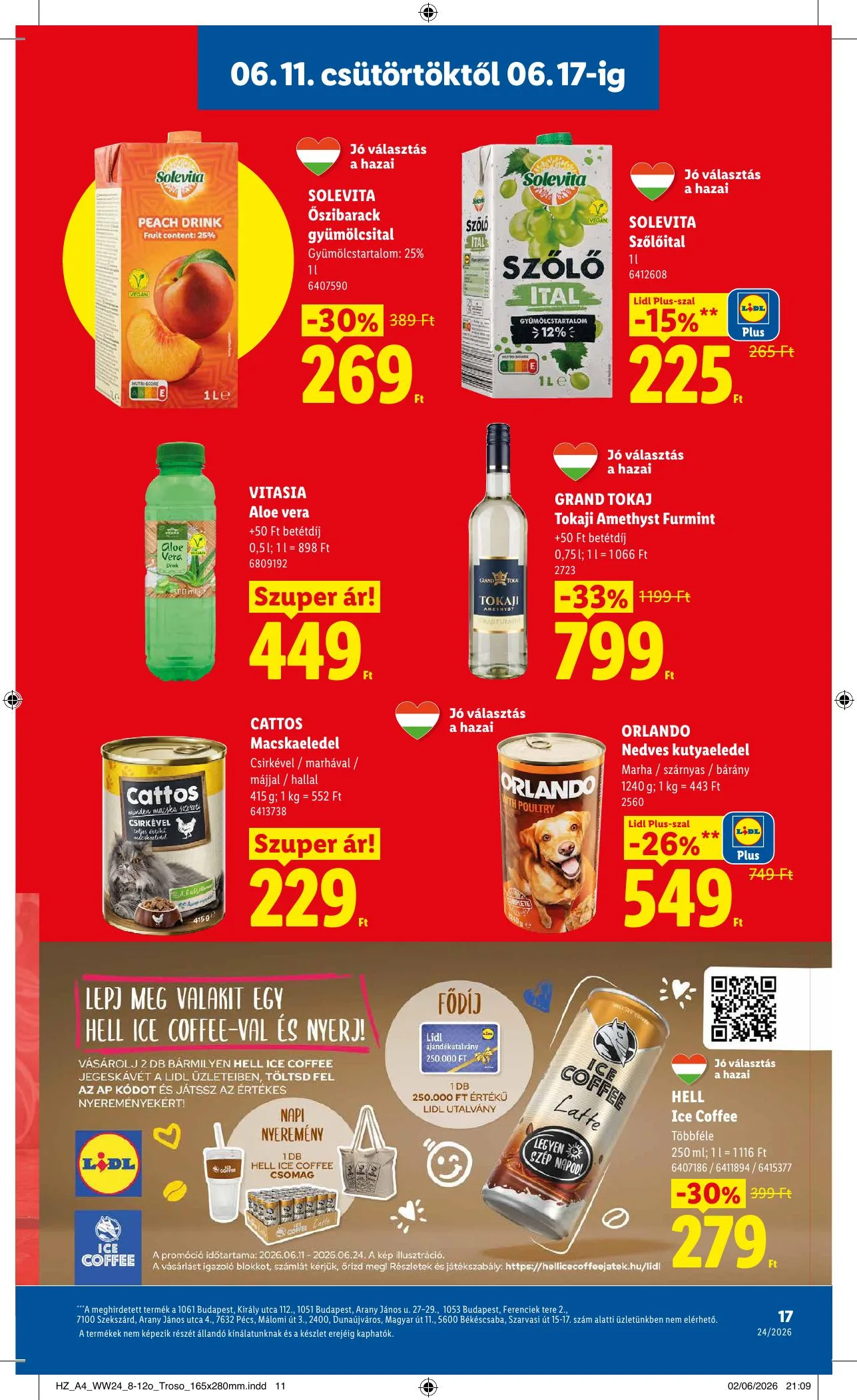 Lidl akciós újság 06.11–06.17 – 17. oldal