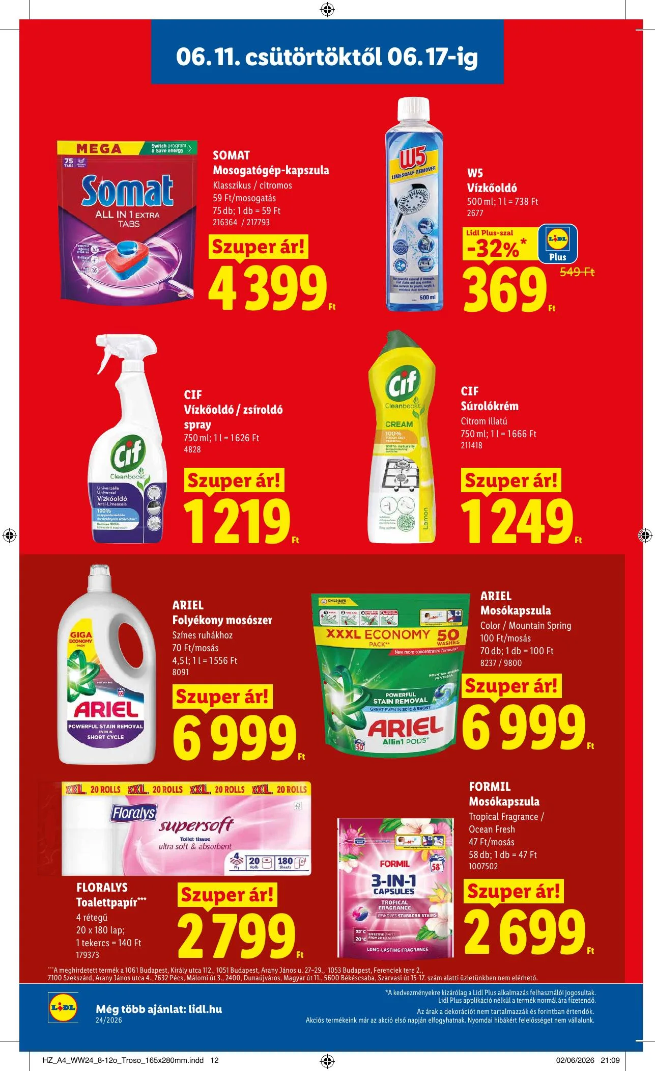 Lidl akciós újság 06.11–06.17 – 18. oldal
