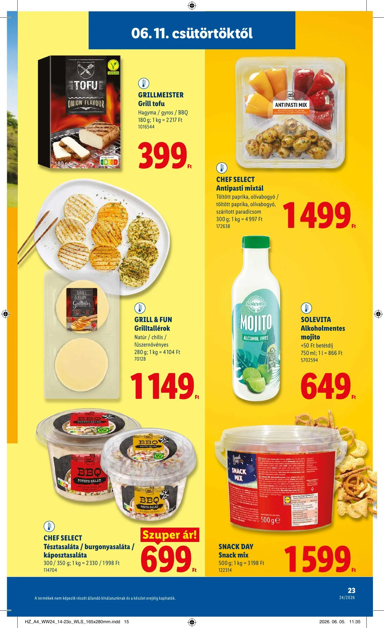 Lidl akciós újság 06.11–06.17 – 23. oldal