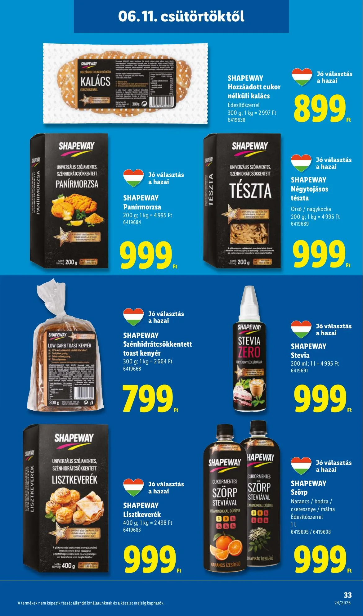 Lidl akciós újság 06.11–06.17 – 33. oldal
