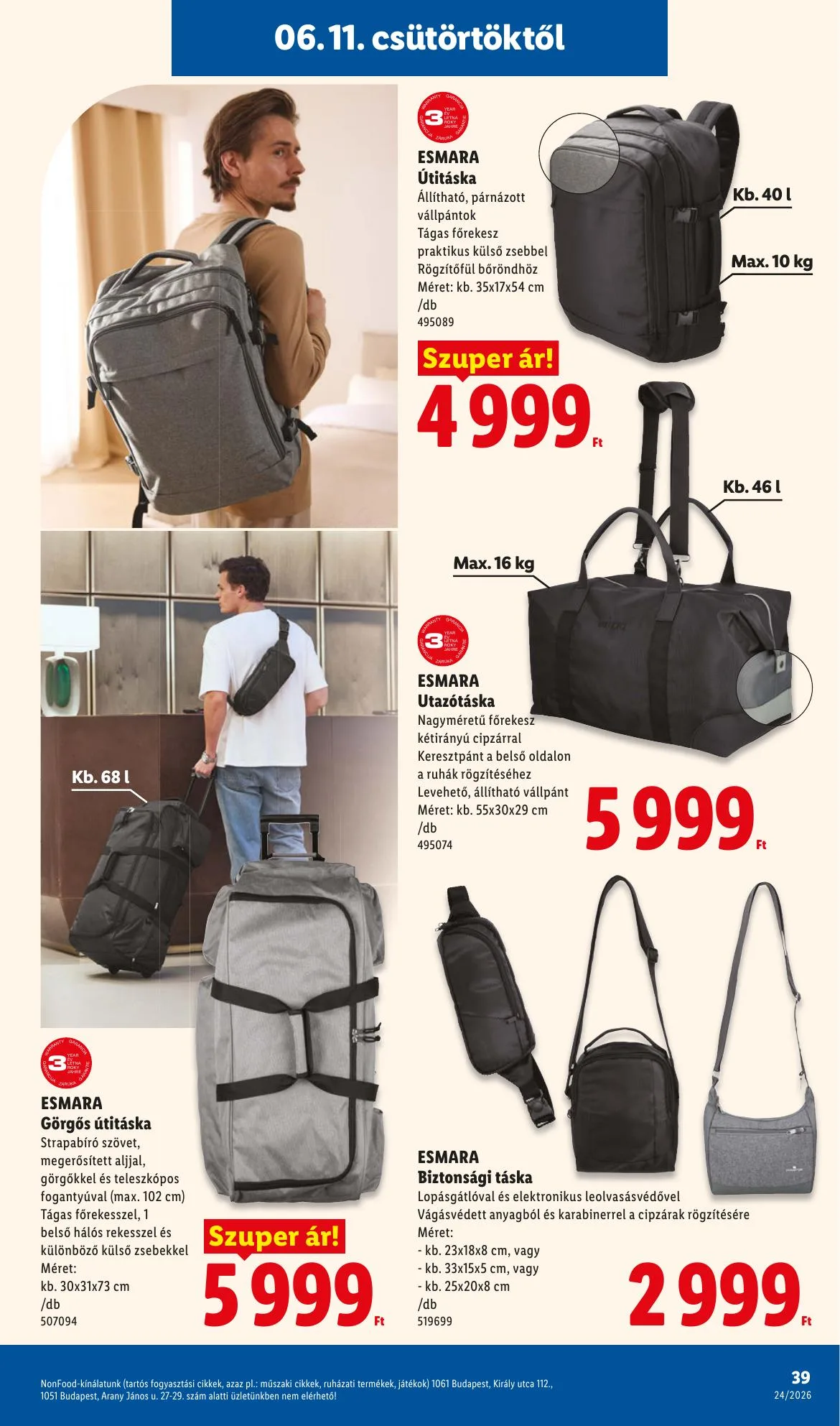 Lidl akciós újság 06.11–06.17 – 39. oldal