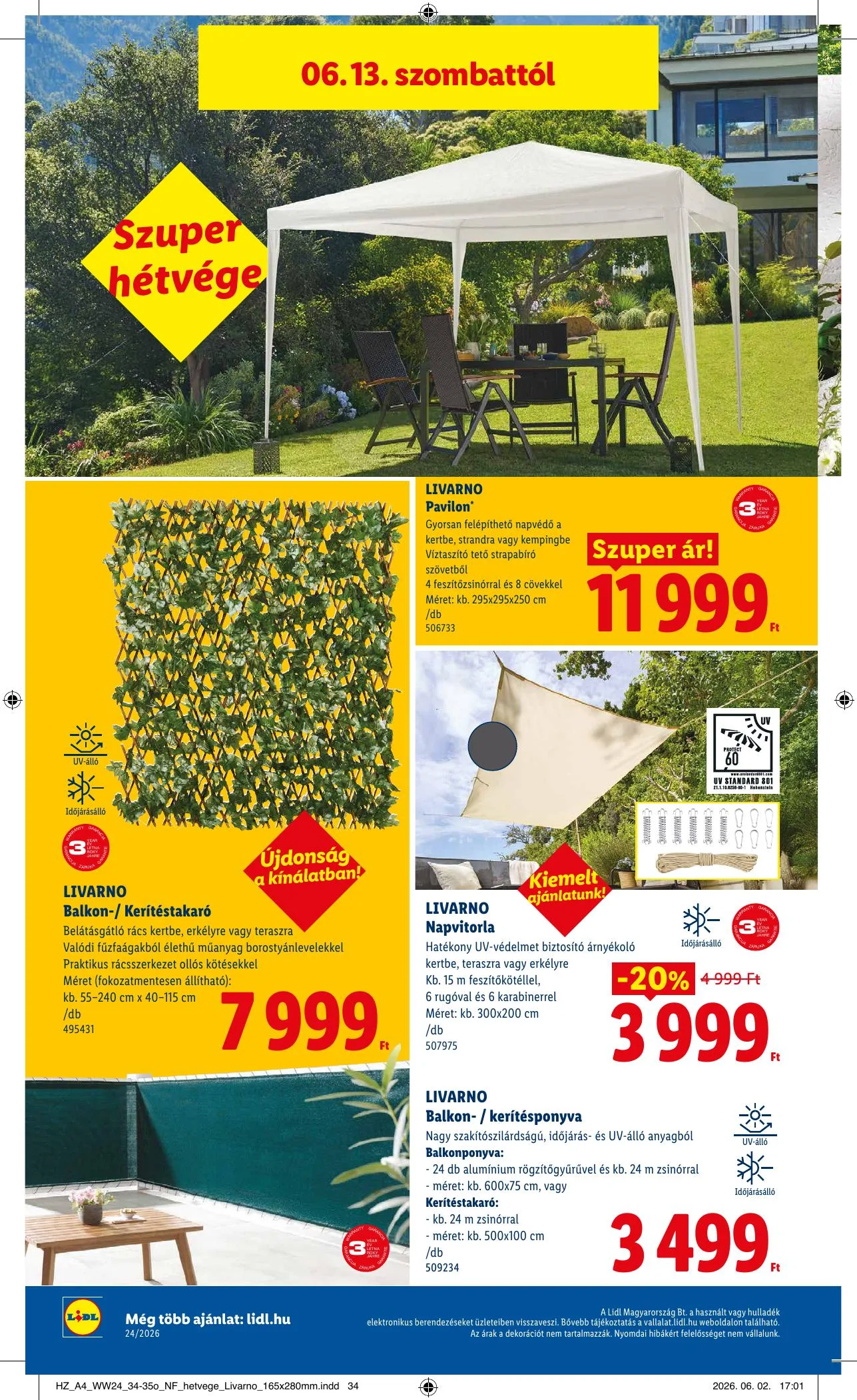 Lidl akciós újság 06.11–06.17 – 52. oldal