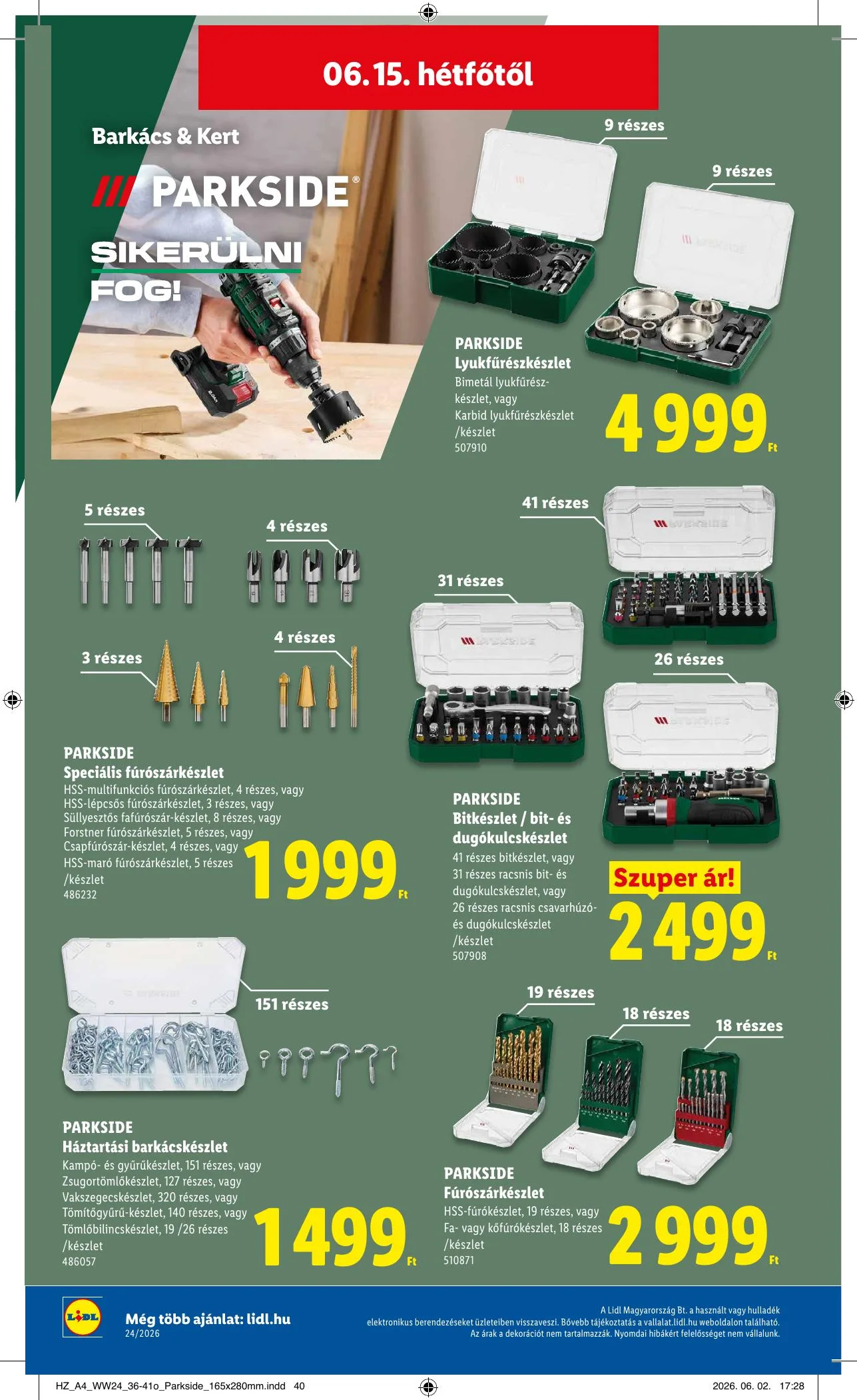Lidl akciós újság 06.11–06.17 – 60. oldal