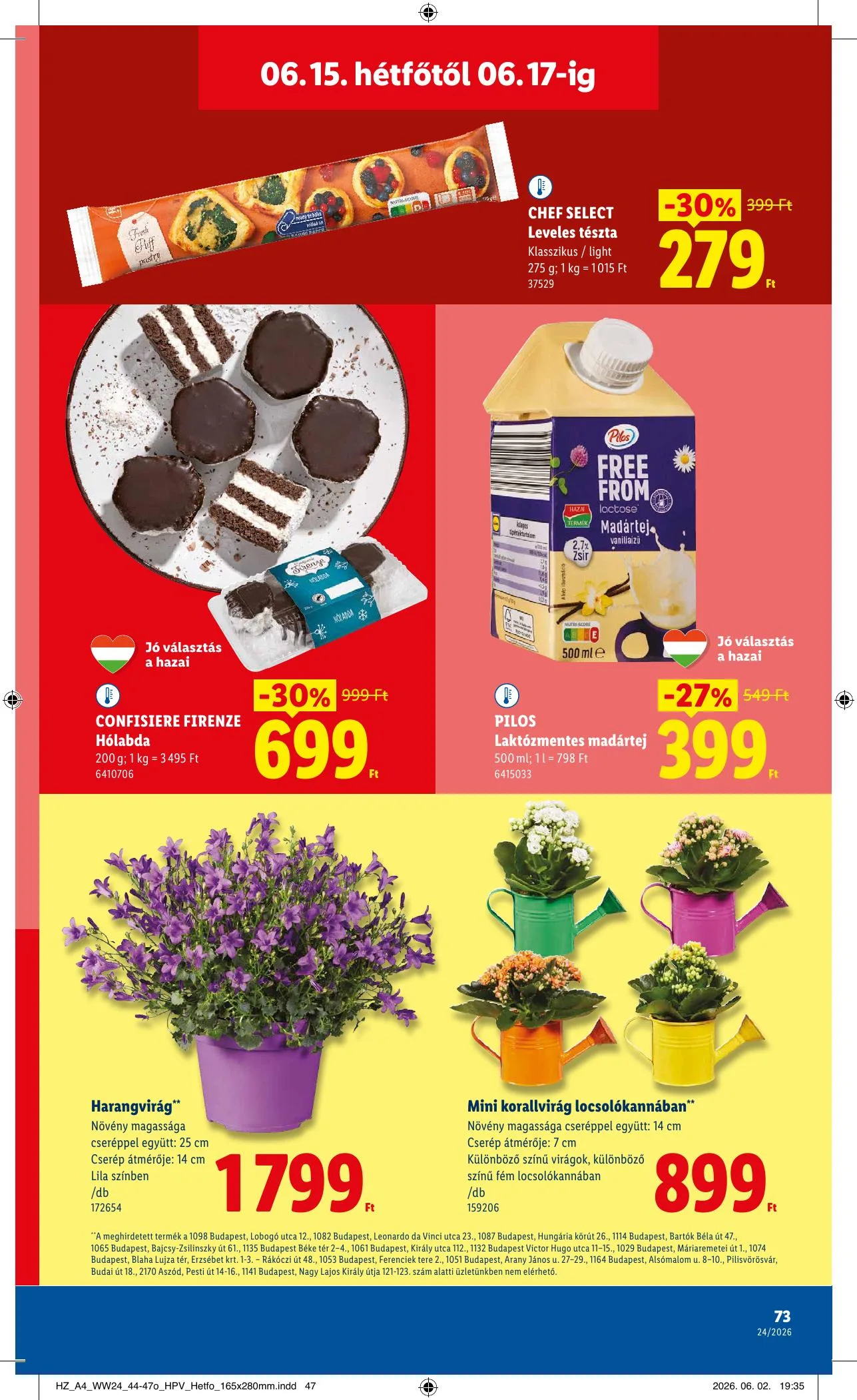 Lidl akciós újság 06.11–06.17 – 73. oldal