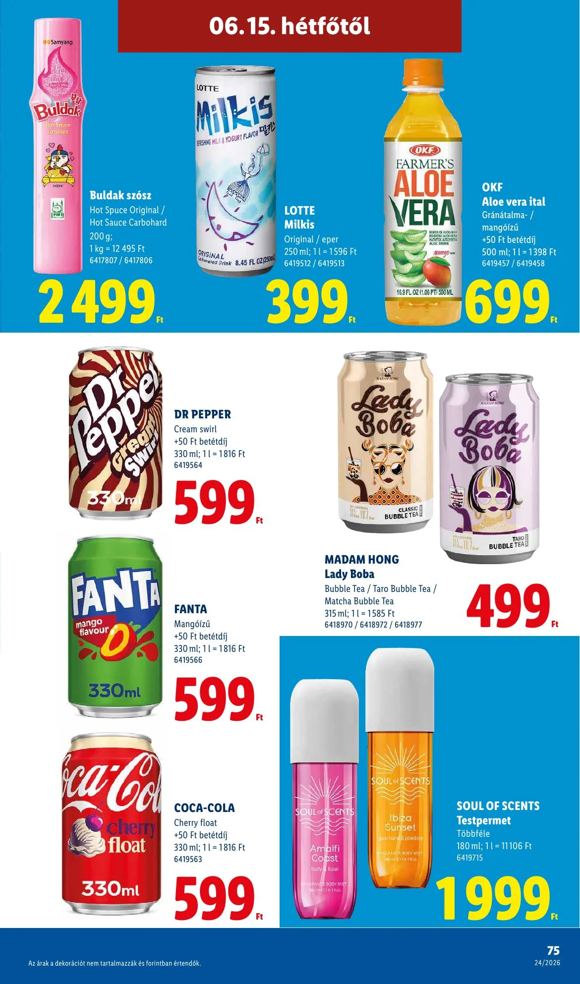 Lidl akciós újság 06.11–06.17 – 75. oldal