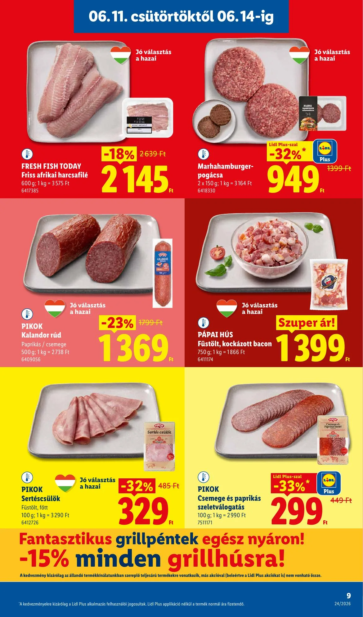 Lidl akciós újság 06.11–06.17 – 9. oldal