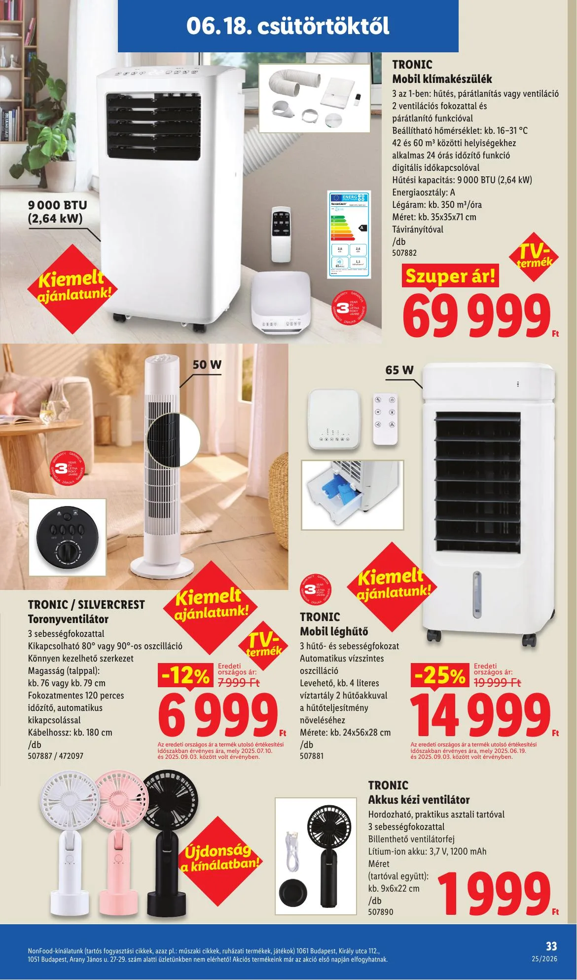 Lidl akciós újság 06.18–06.24 – 33. oldal