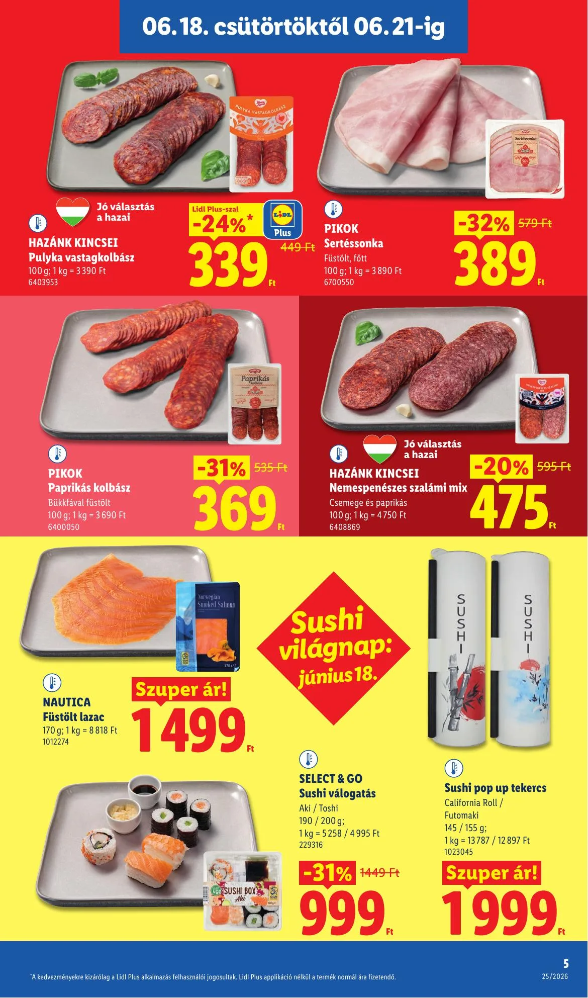 Lidl akciós újság 06.18–06.24 – 5. oldal
